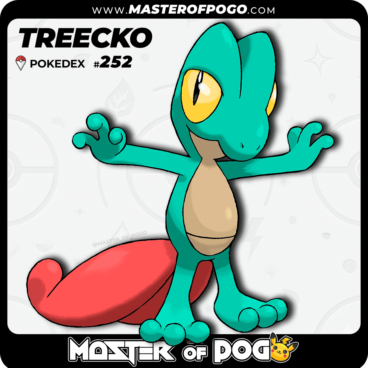 #252 - TREECKO — alternate view