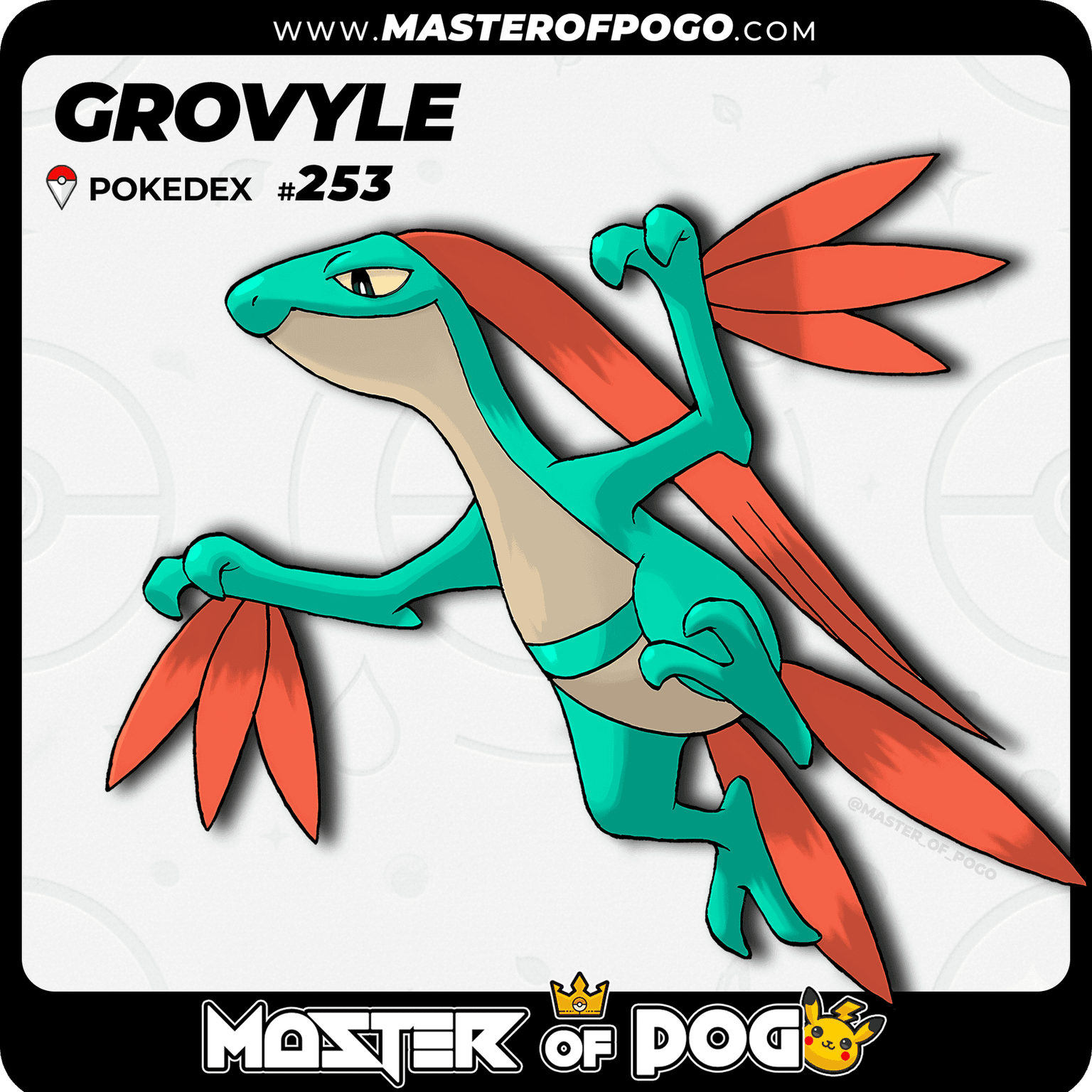 #253 - GROVYLE — alternate view