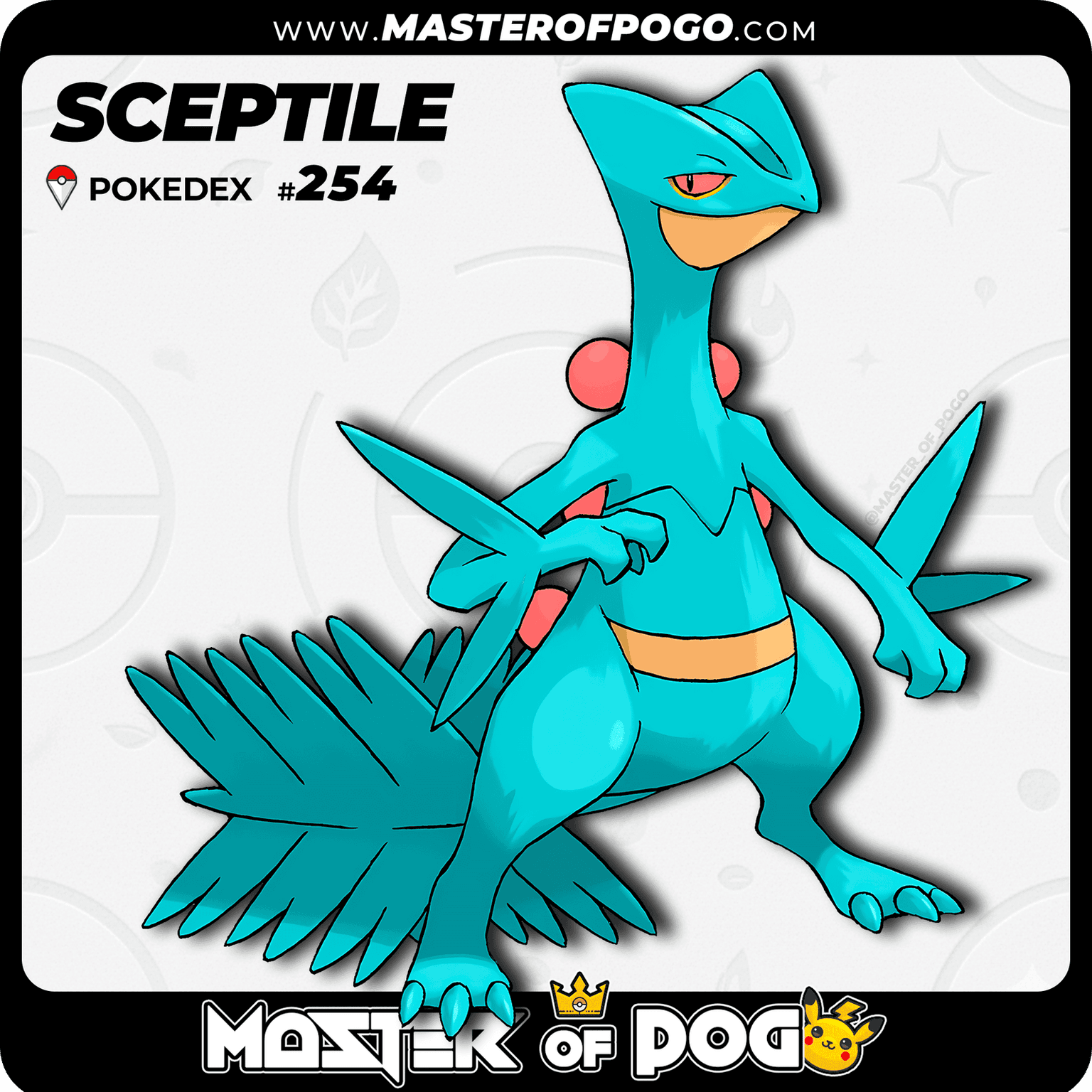 #254 - SCEPTILE — alternate view