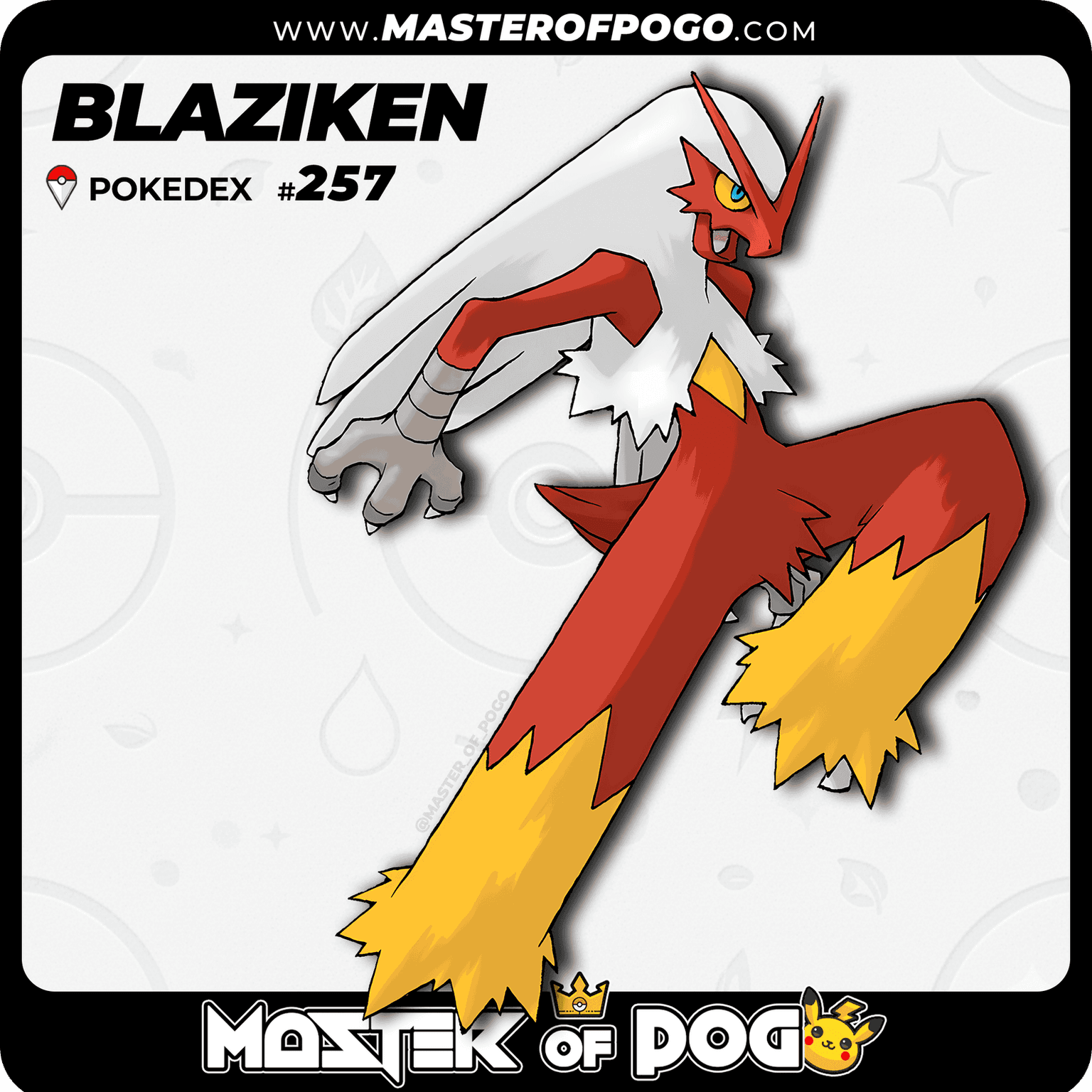 #257 - BLAZIKEN — alternate view