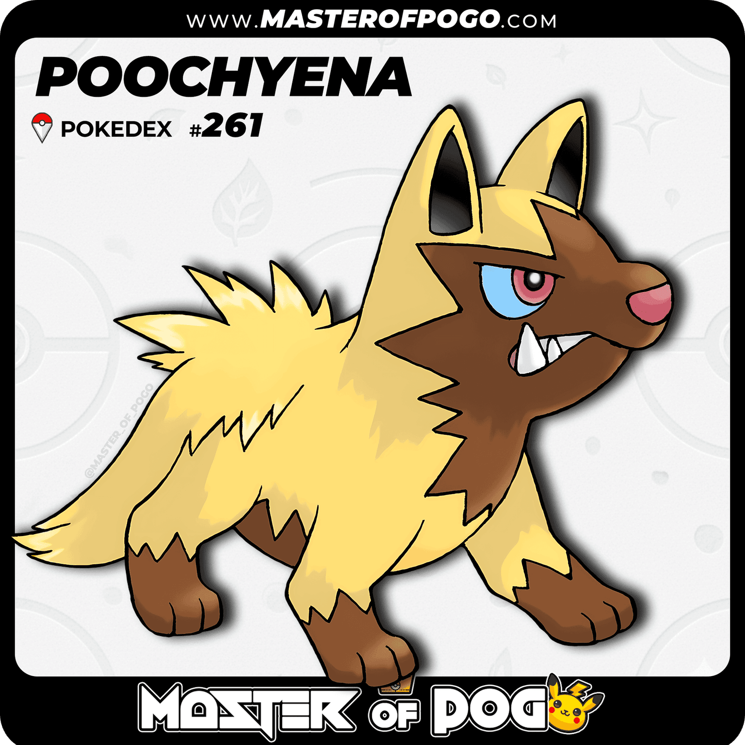 #261 - POOCHYENA — alternate view