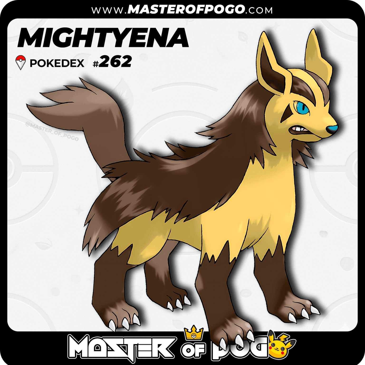 #262 - MIGHTYENA — alternate view