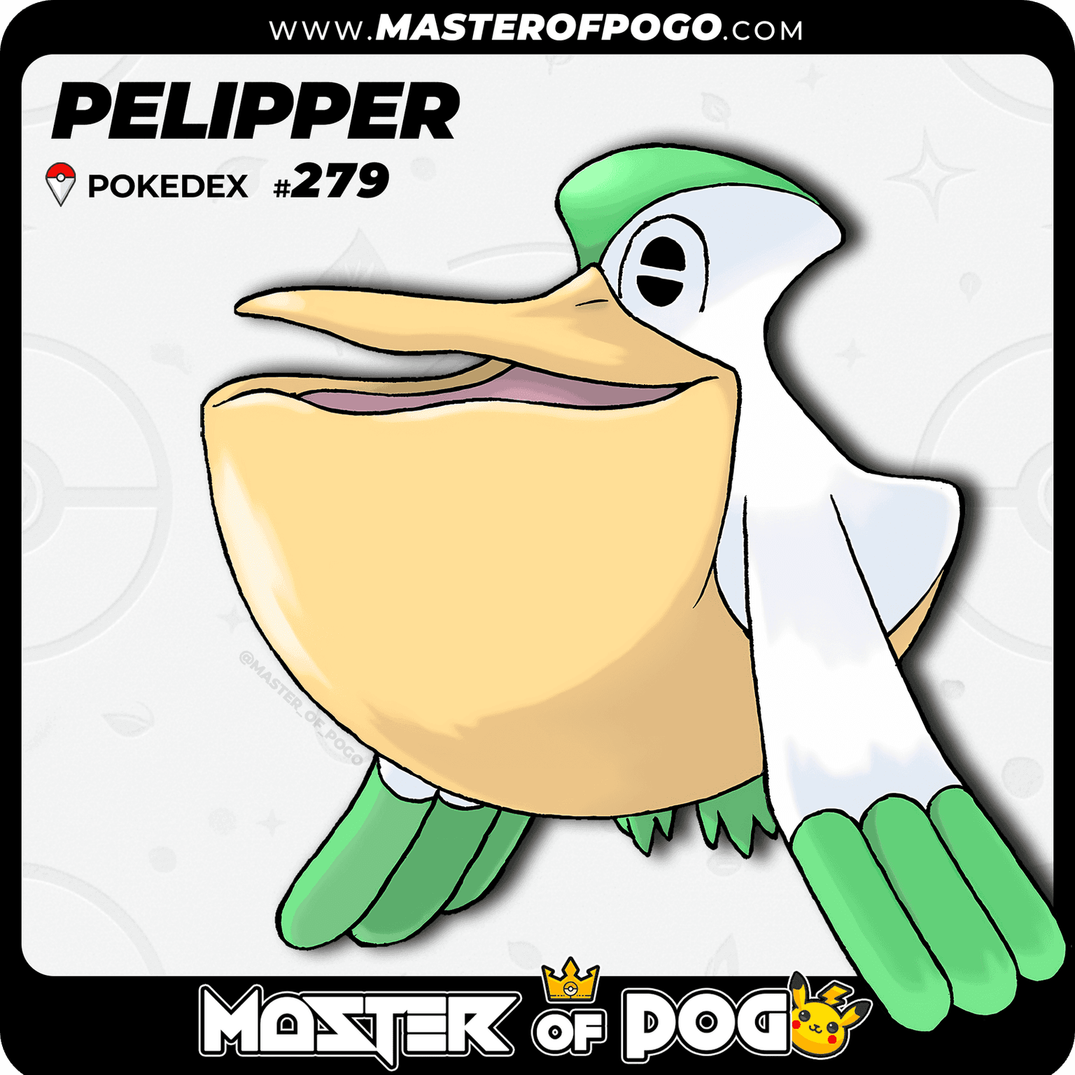 #279 - PELIPPER — alternate view