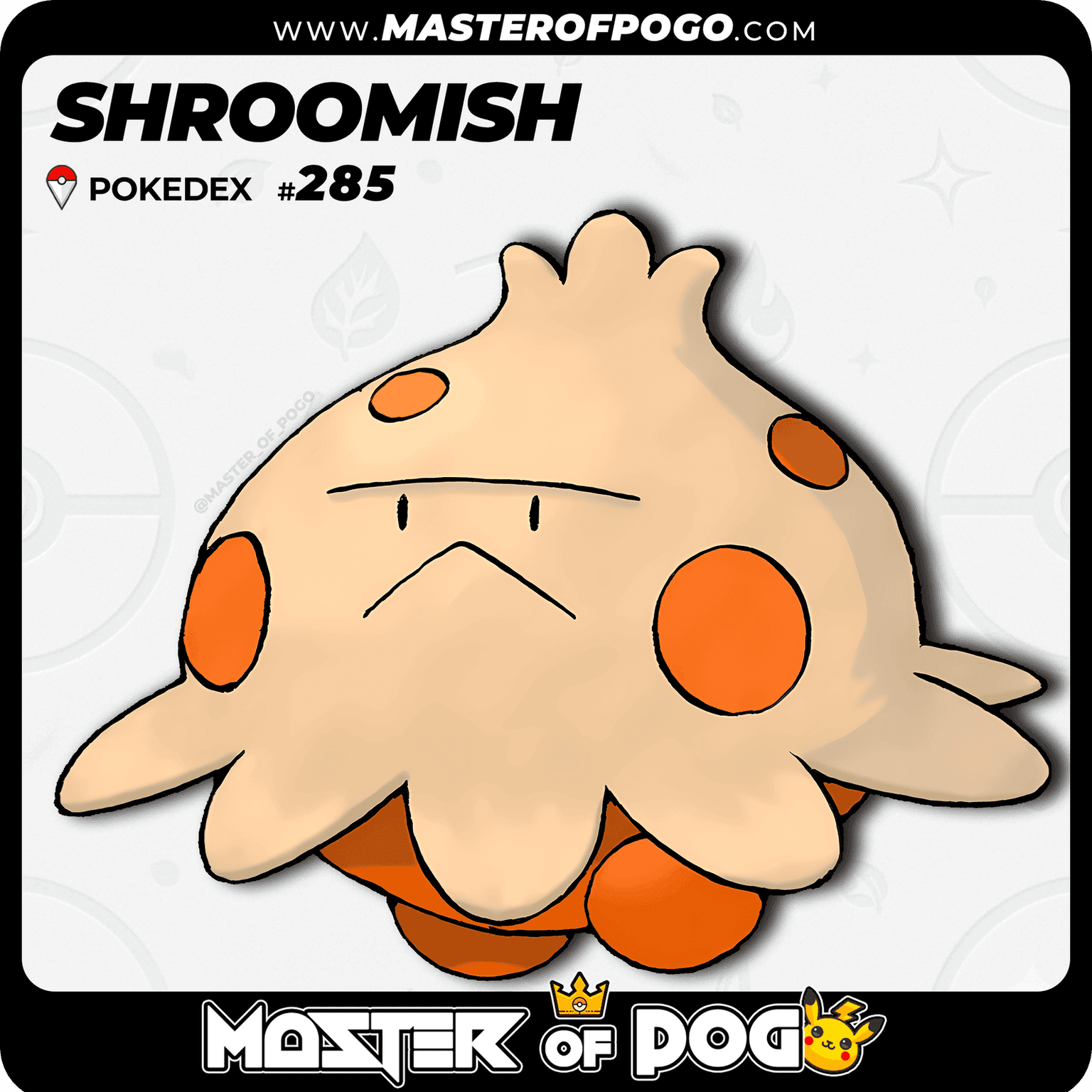 #285 - SHROOMISH — alternate view