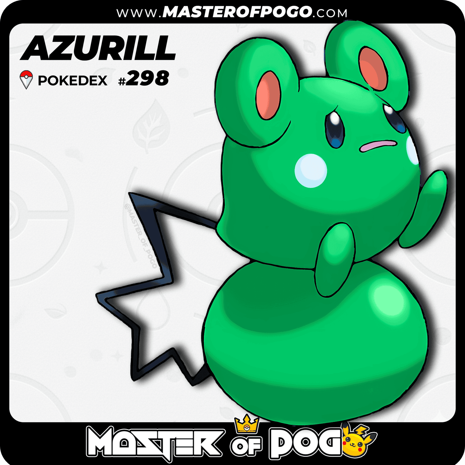 #298 - AZURILL — alternate view