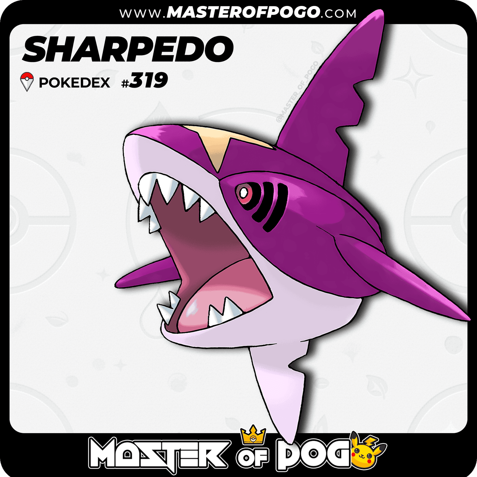 #319 - SHARPEDO — alternate view