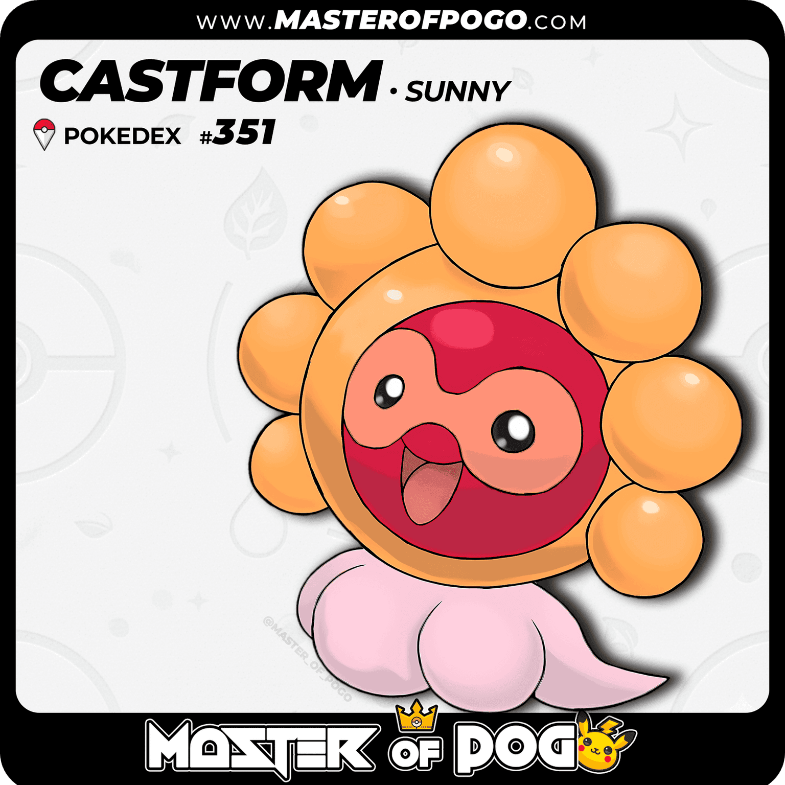 #351 - Sunny CASTFORM — alternate view