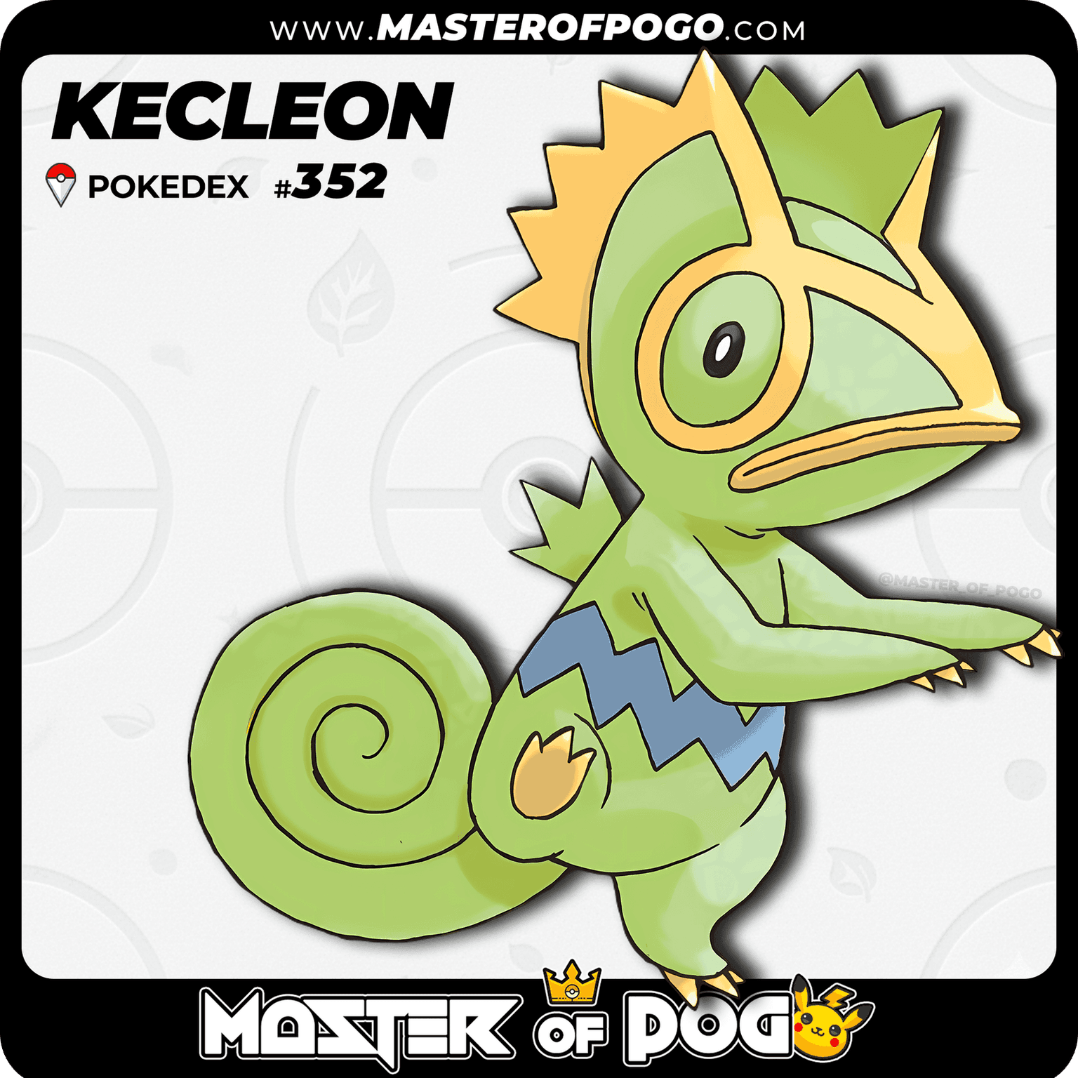 #352 - KECLEON — alternate view