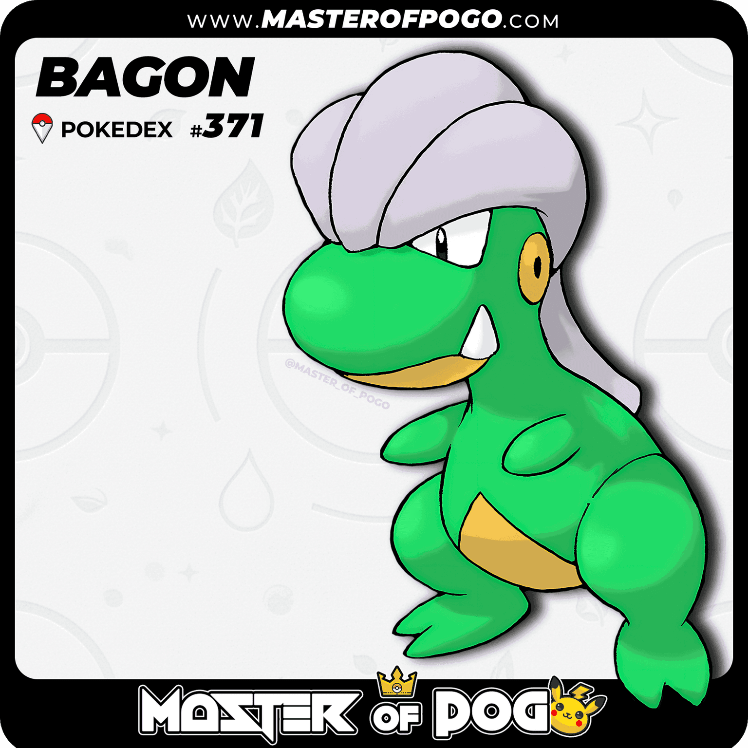 #371 - BAGON — alternate view