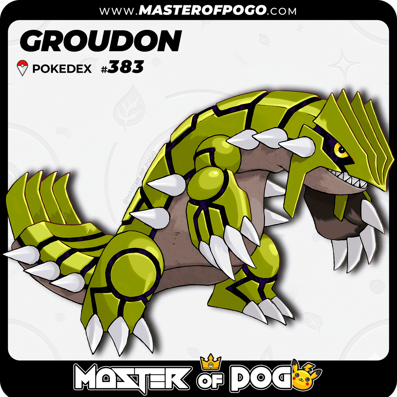 #383 - GROUDON — alternate view