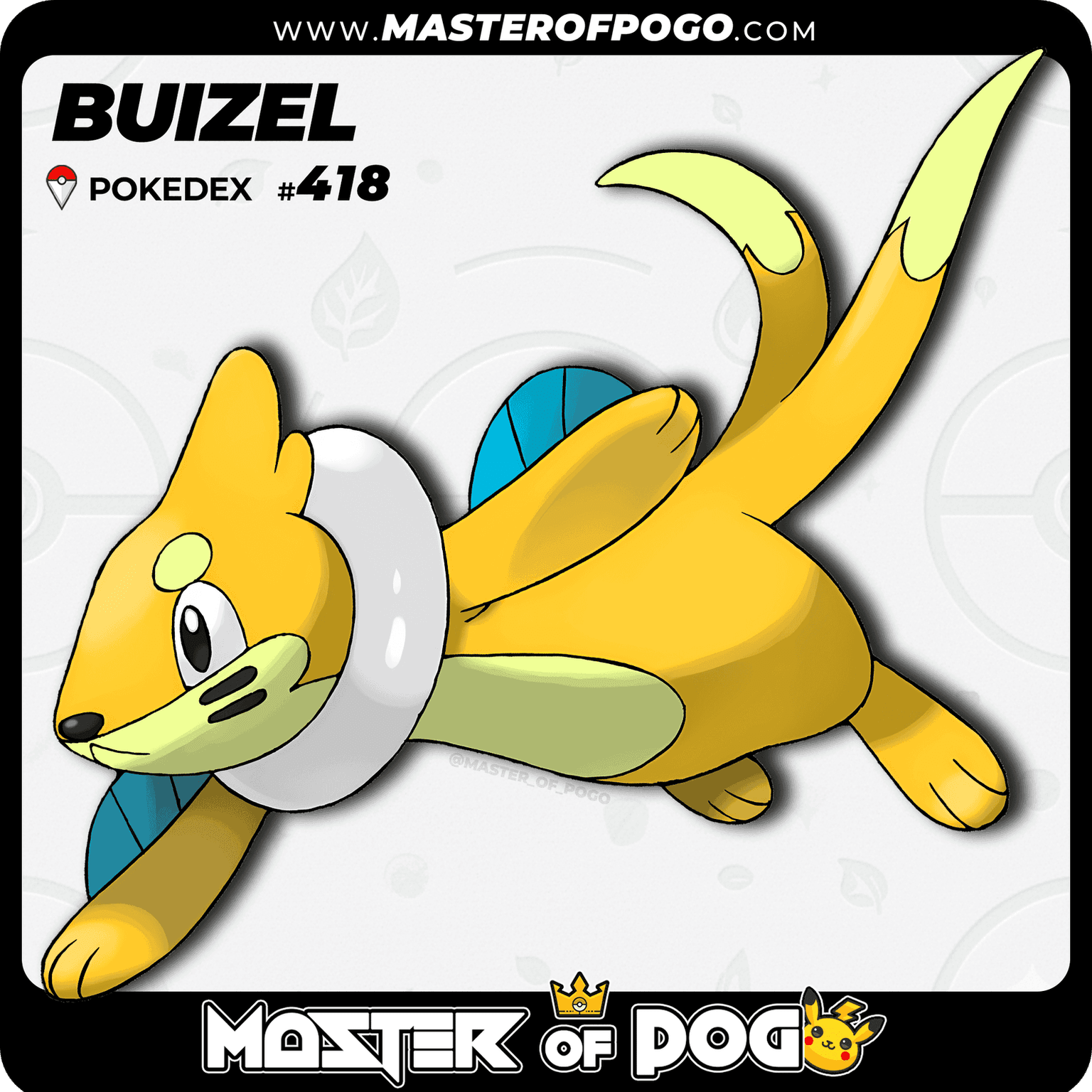 #418 - BUIZEL — alternate view
