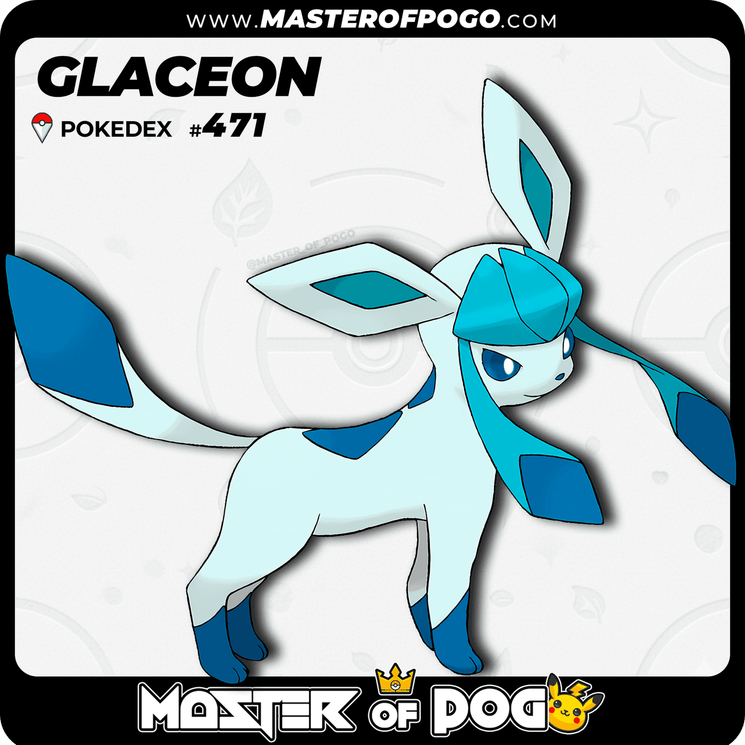 #471 - GLACEON — alternate view