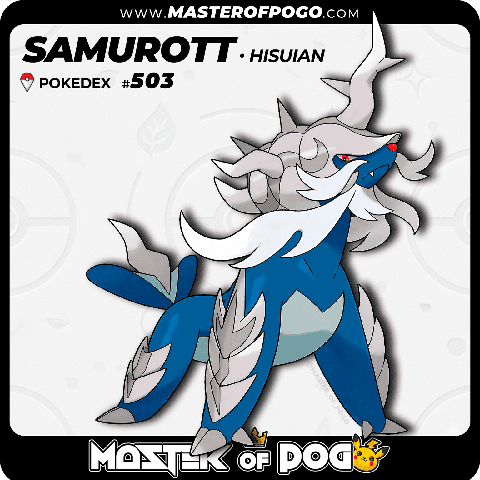 #503 - Hisuian SAMUROTT — alternate view