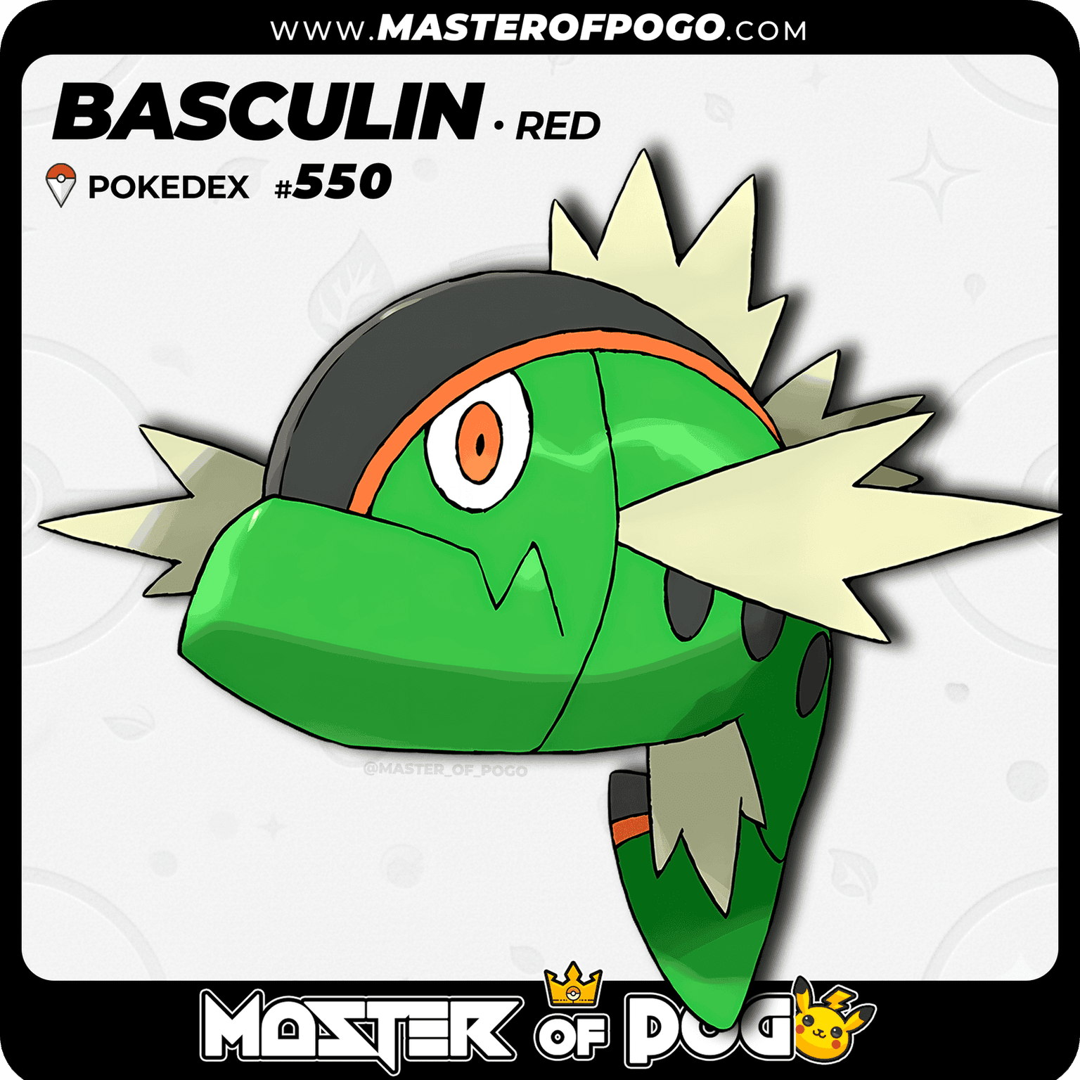 #550 - Red-striped BASCULIN — alternate view