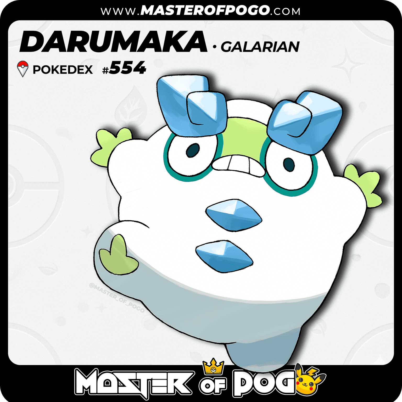 #554 - Galarian DARUMAKA — alternate view