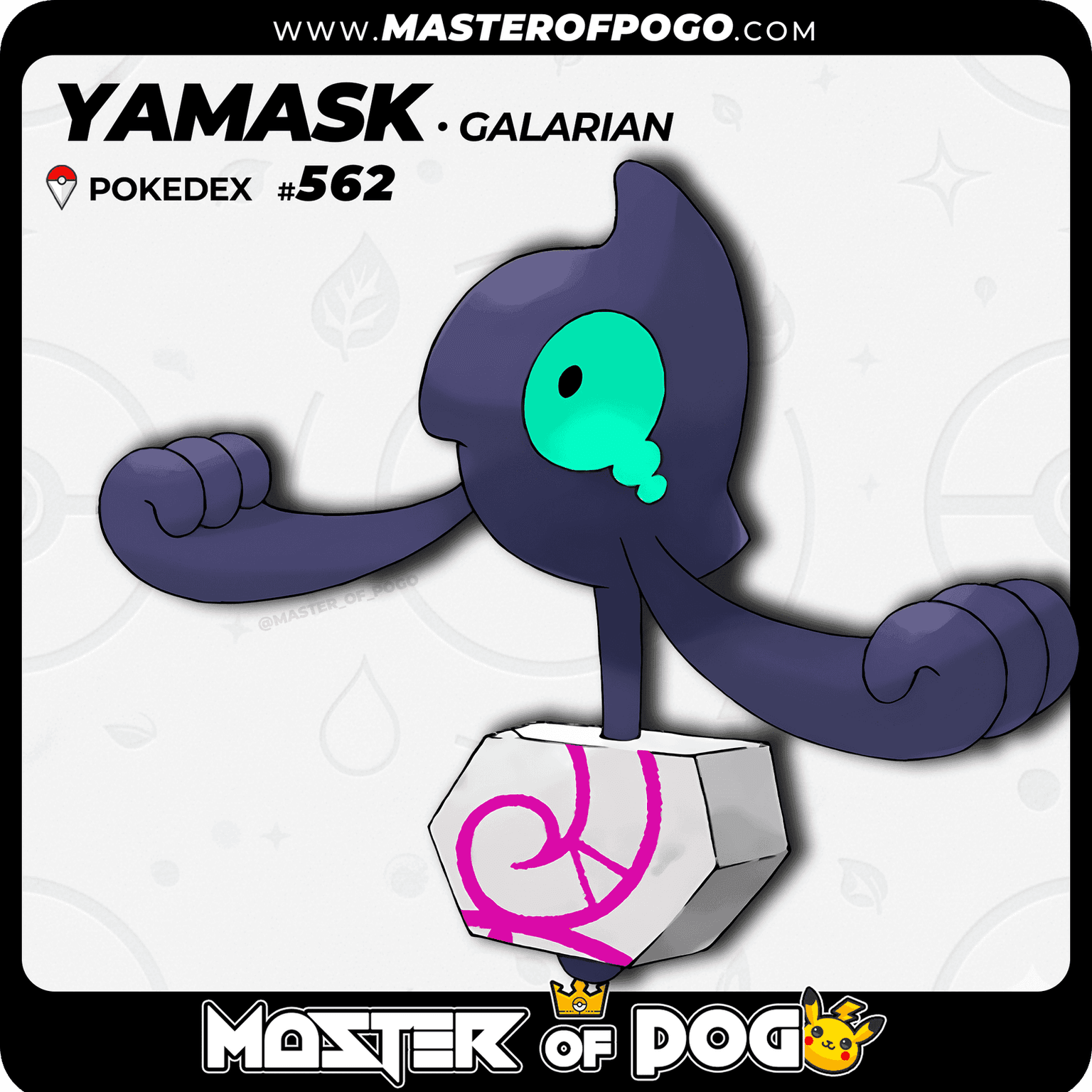 #562 - Galarian YAMASK — alternate view