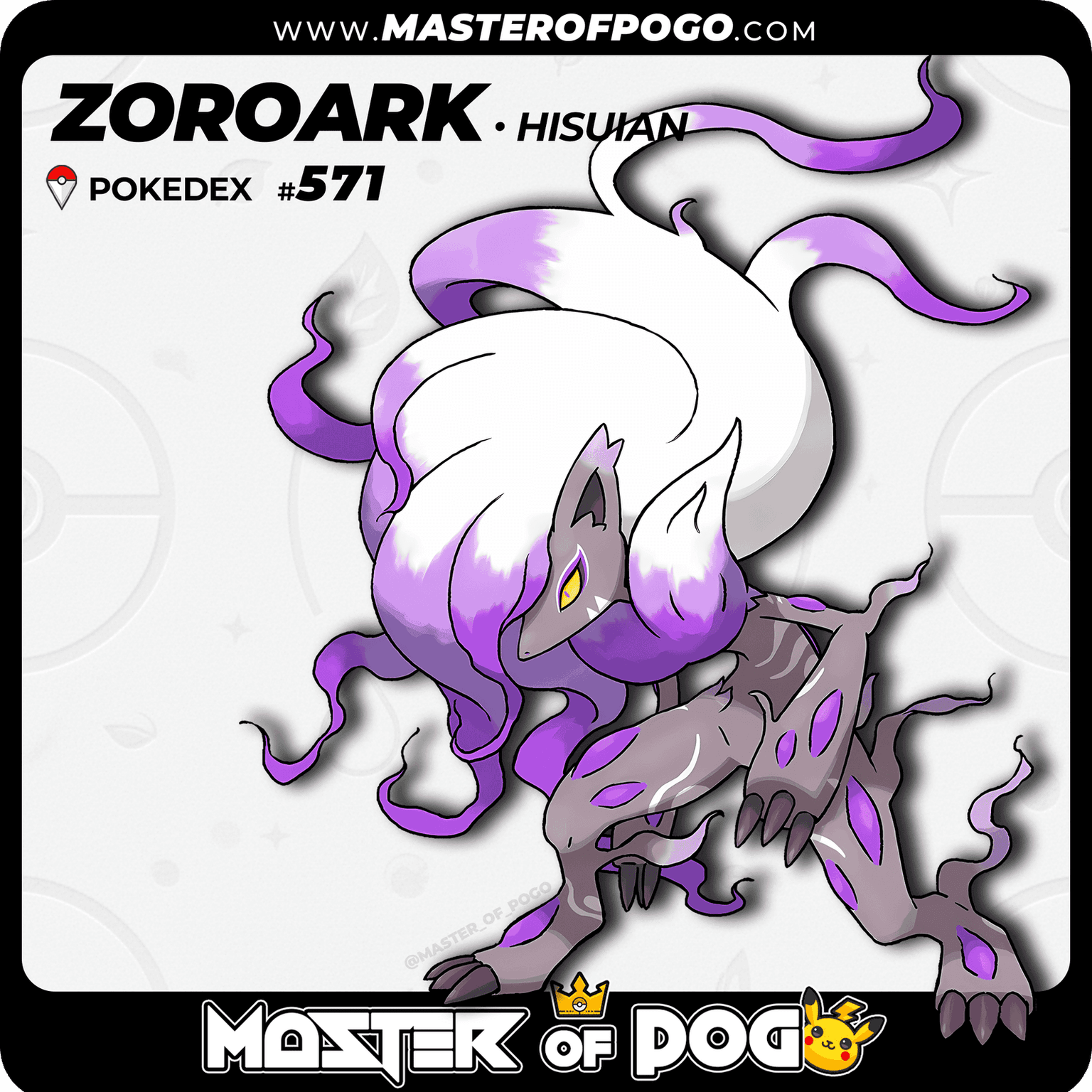 #571 - Hisuian ZOROARK — alternate view