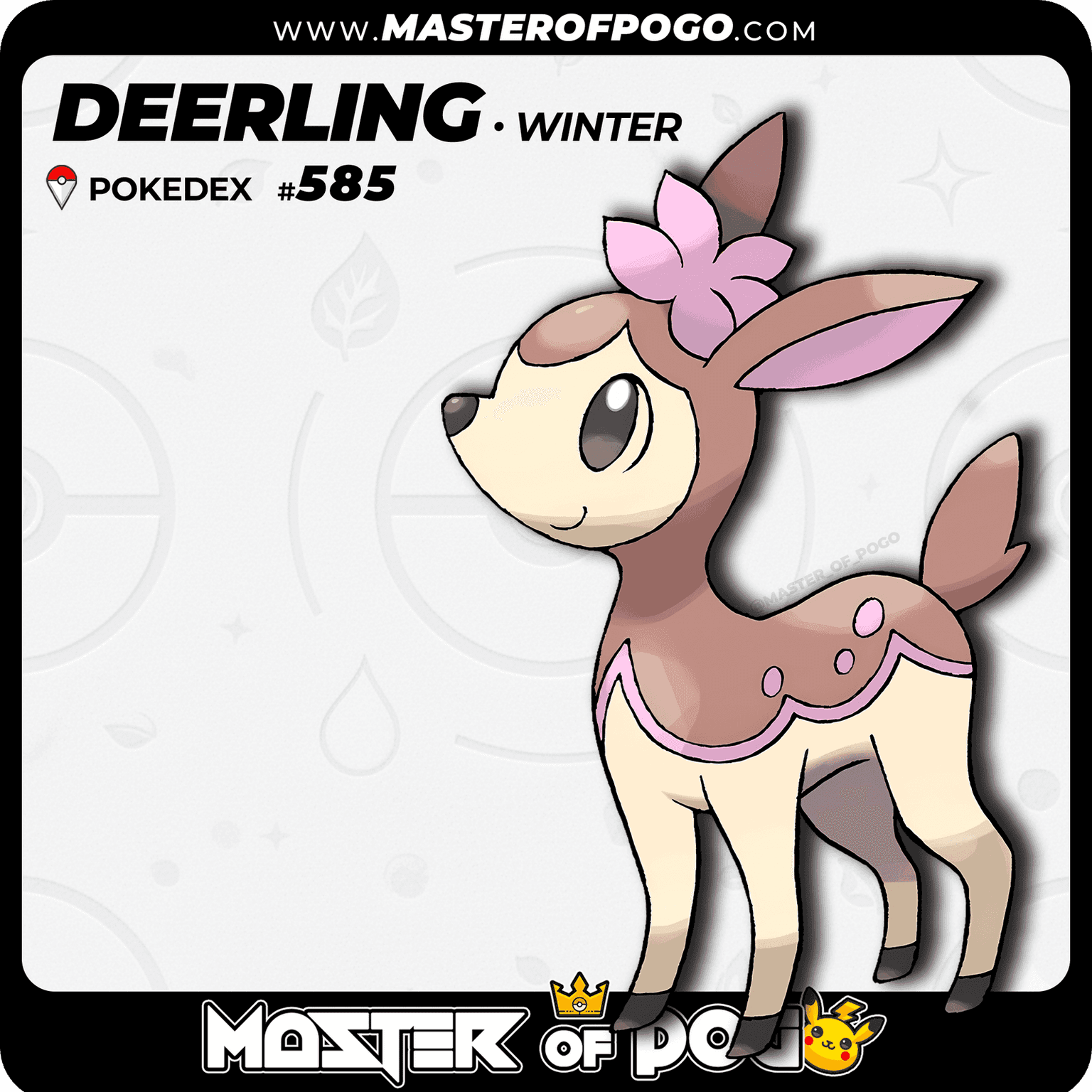 #585 - Winter DEERLING — alternate view