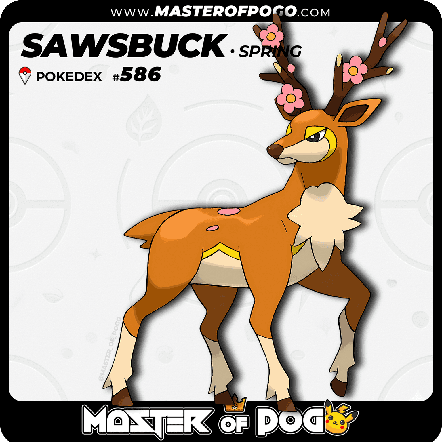 #586 - Spring SAWSBUCK — alternate view