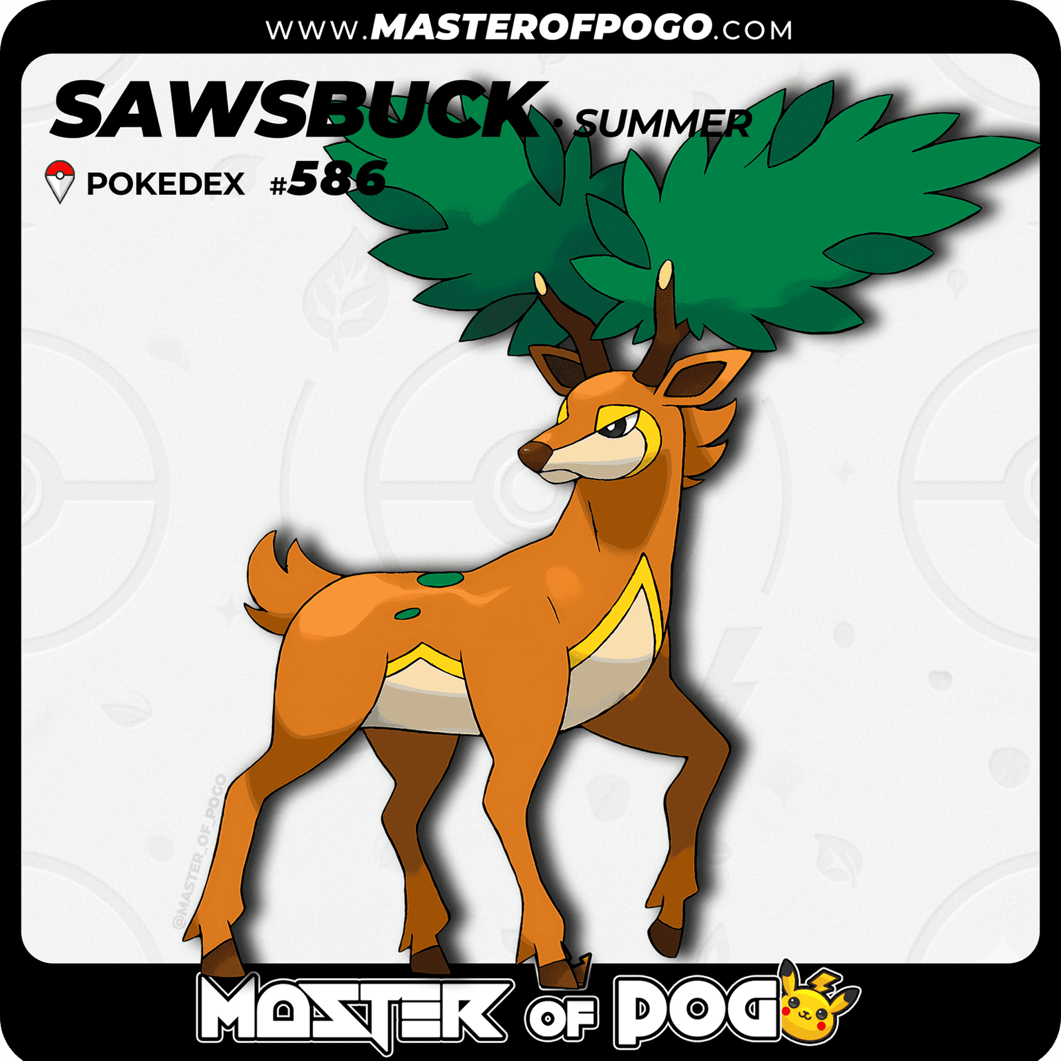 #586 - Summer SAWSBUCK — alternate view