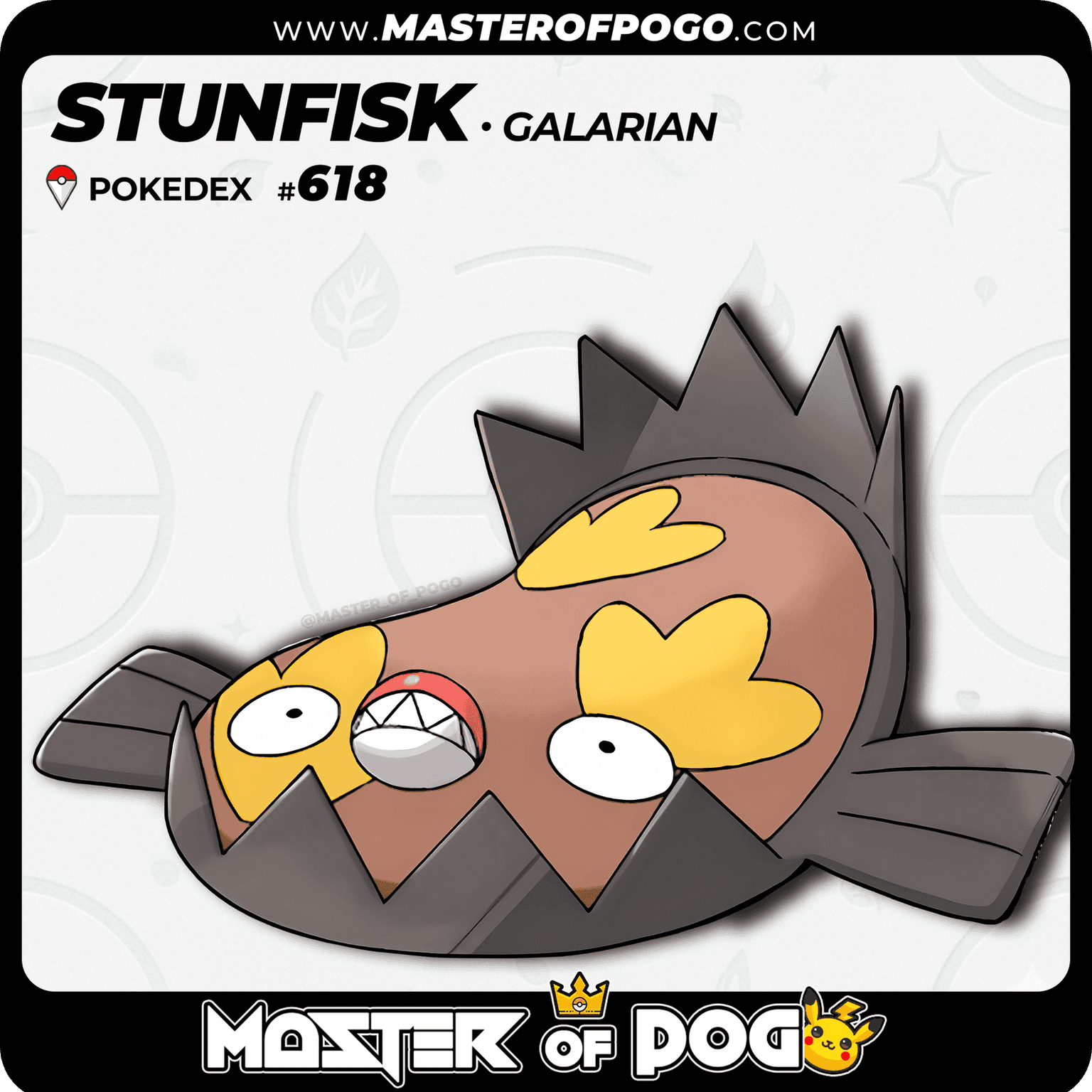 #618 - Galarian STUNFISK — alternate view