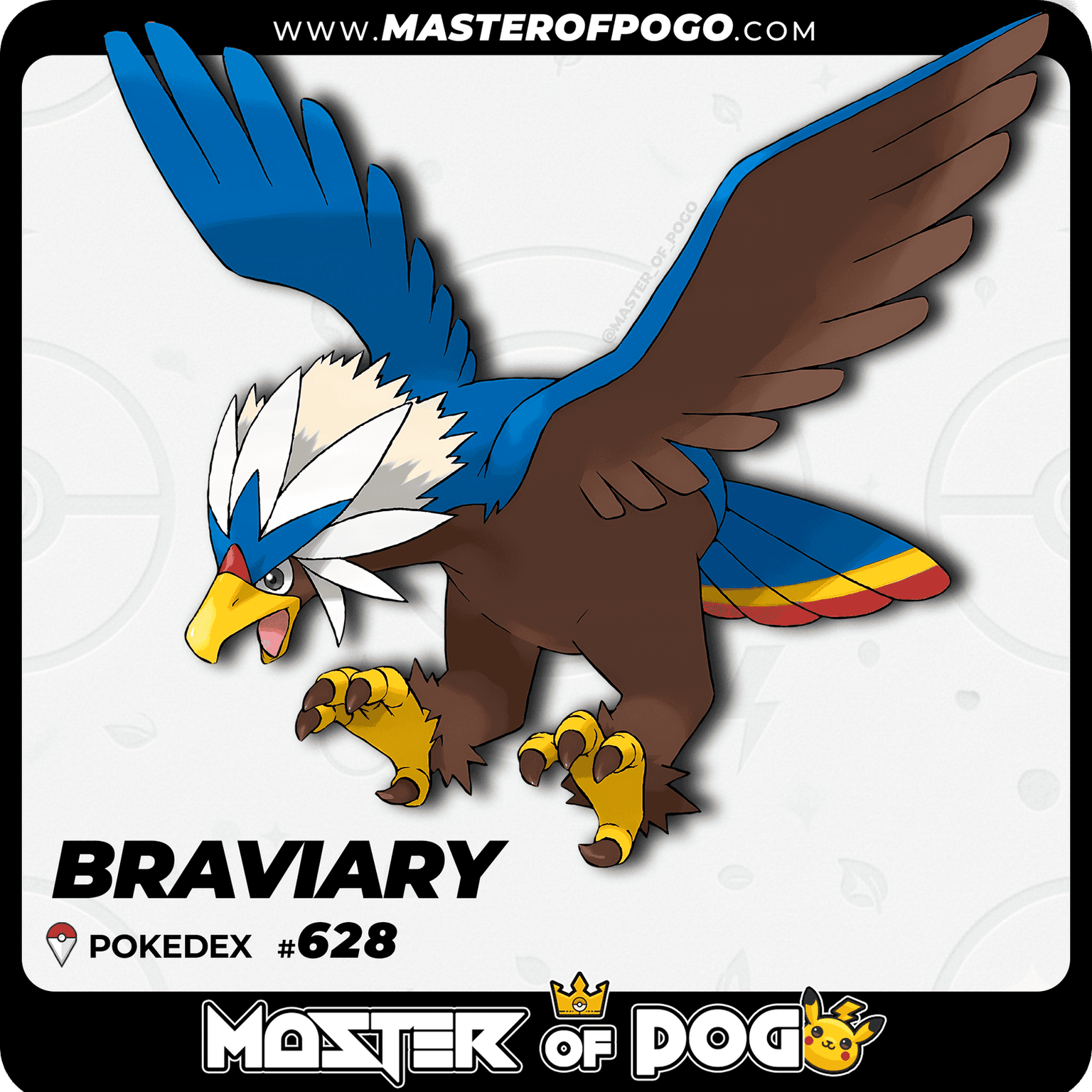 #628 - BRAVIARY — alternate view
