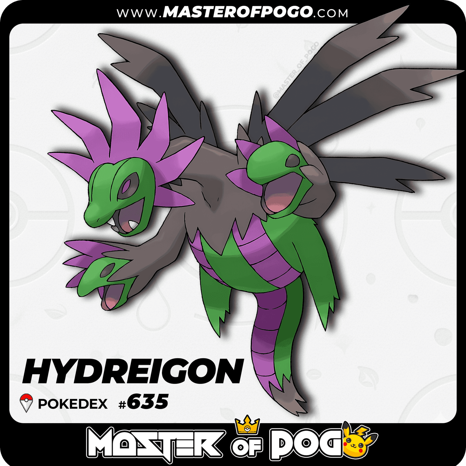#635 - HYDREIGON — alternate view