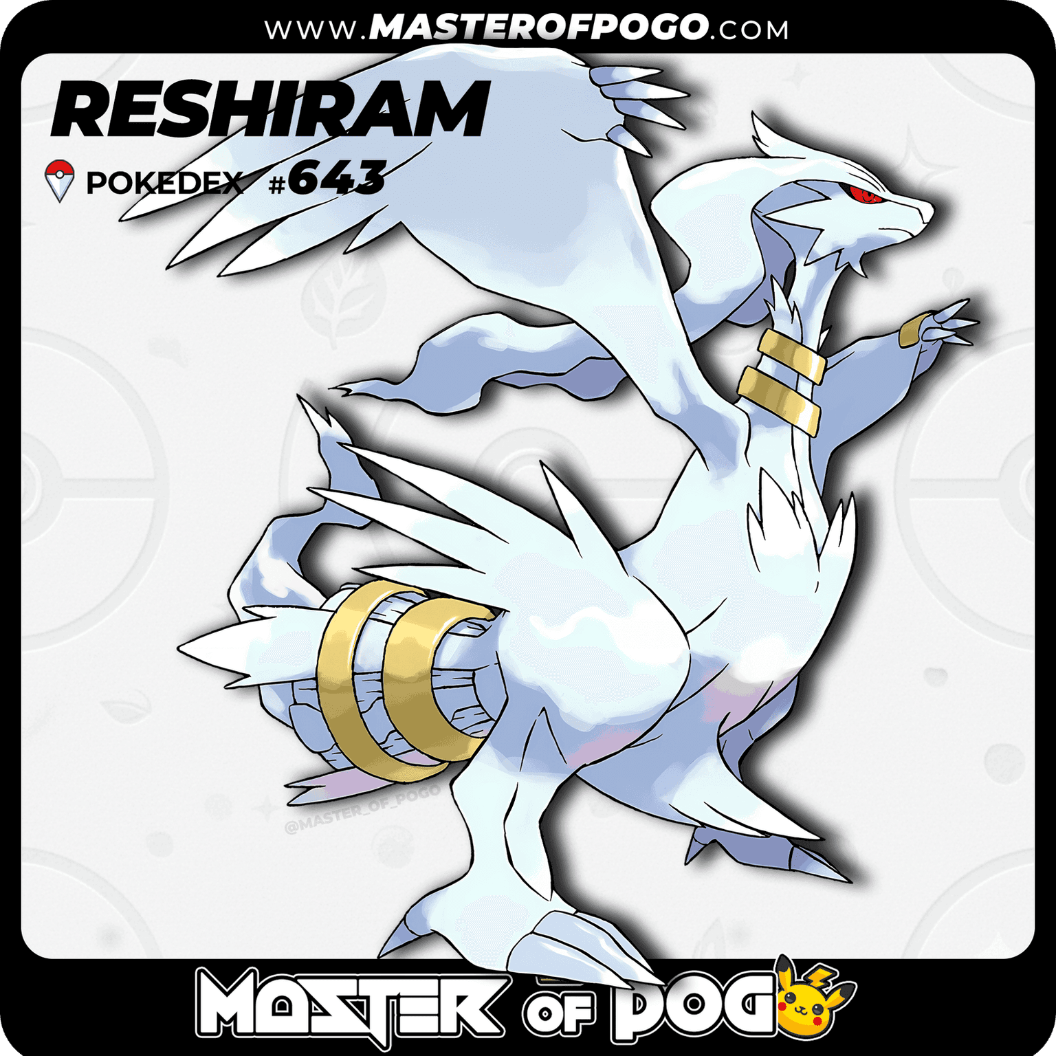 #643 - RESHIRAM — alternate view