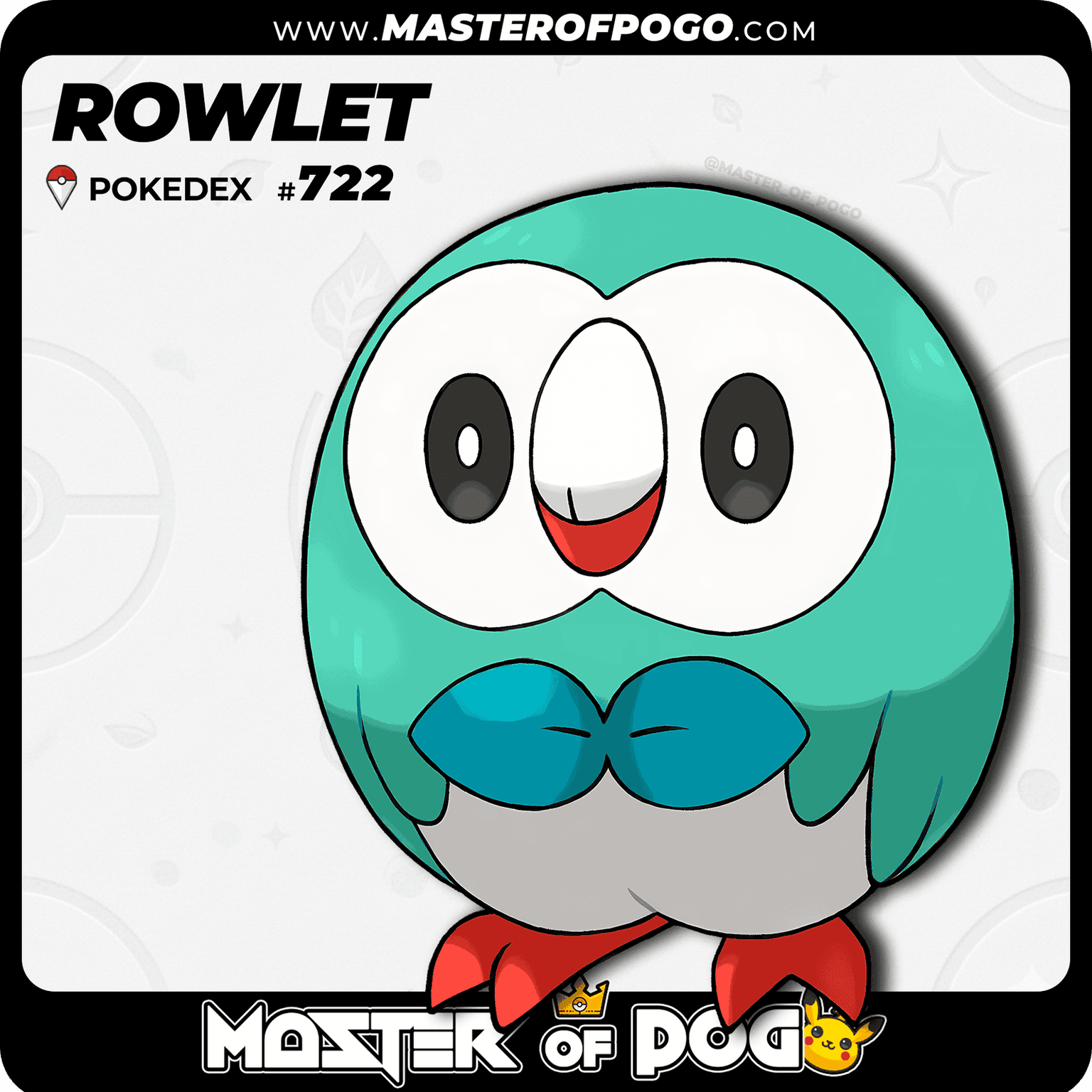 #722 - ROWLET — alternate view