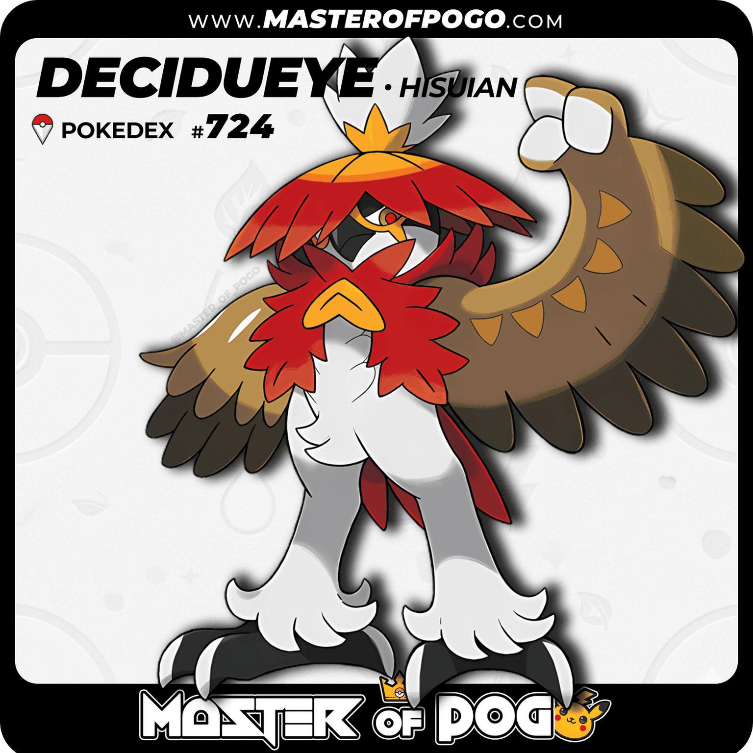 #724 - Hisuian DECIDUEYE