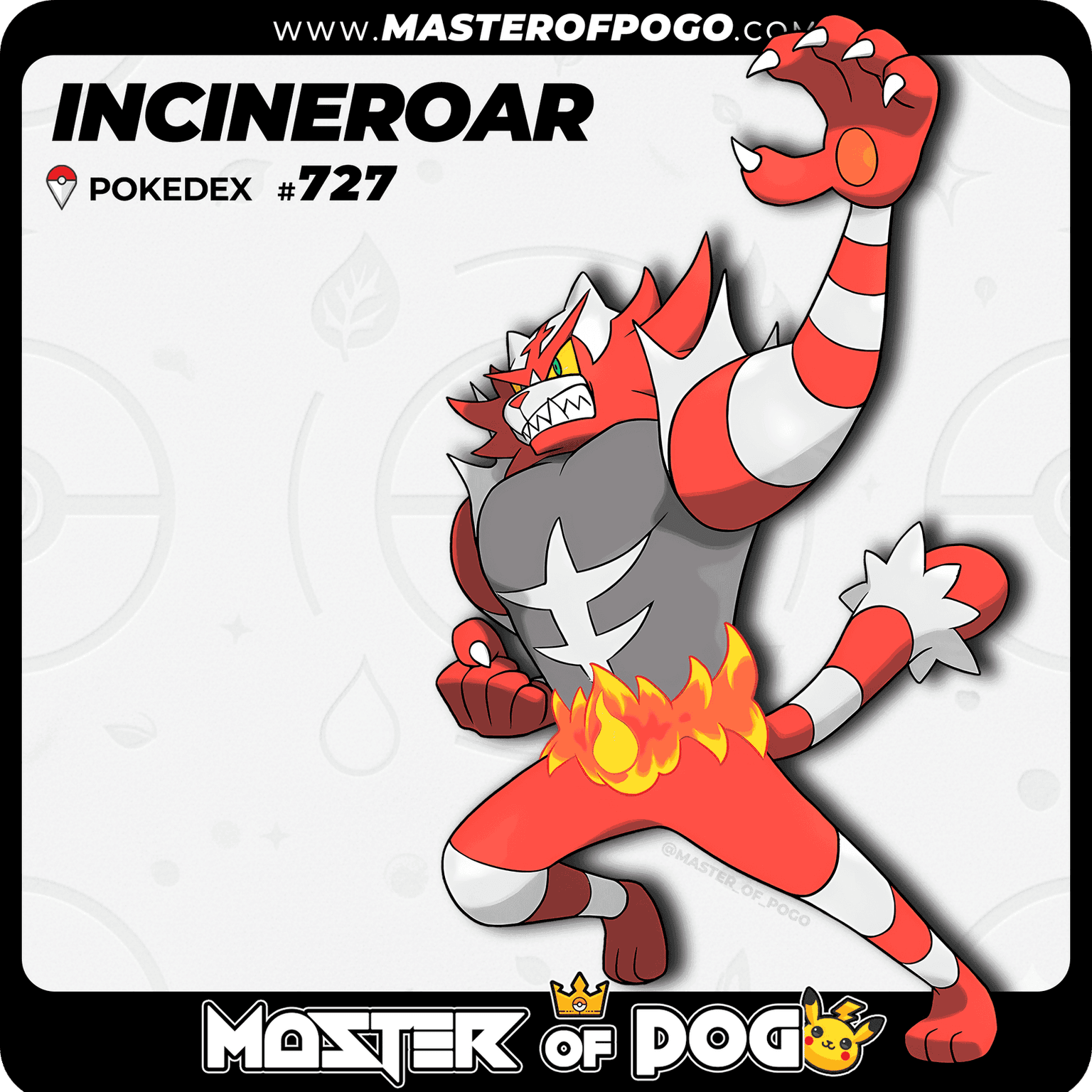 #727 - INCINEROAR — alternate view