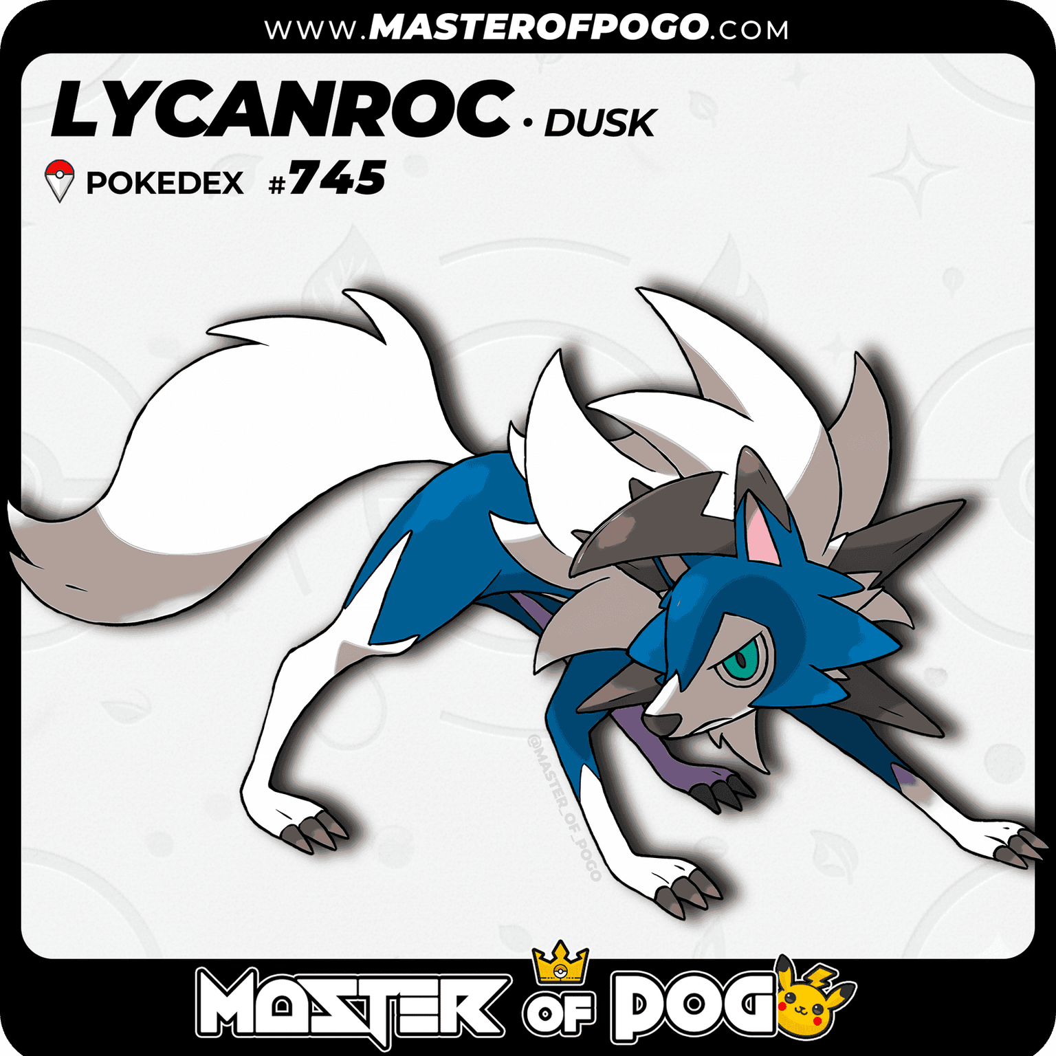 #745 - Dusk LYCANROC — alternate view