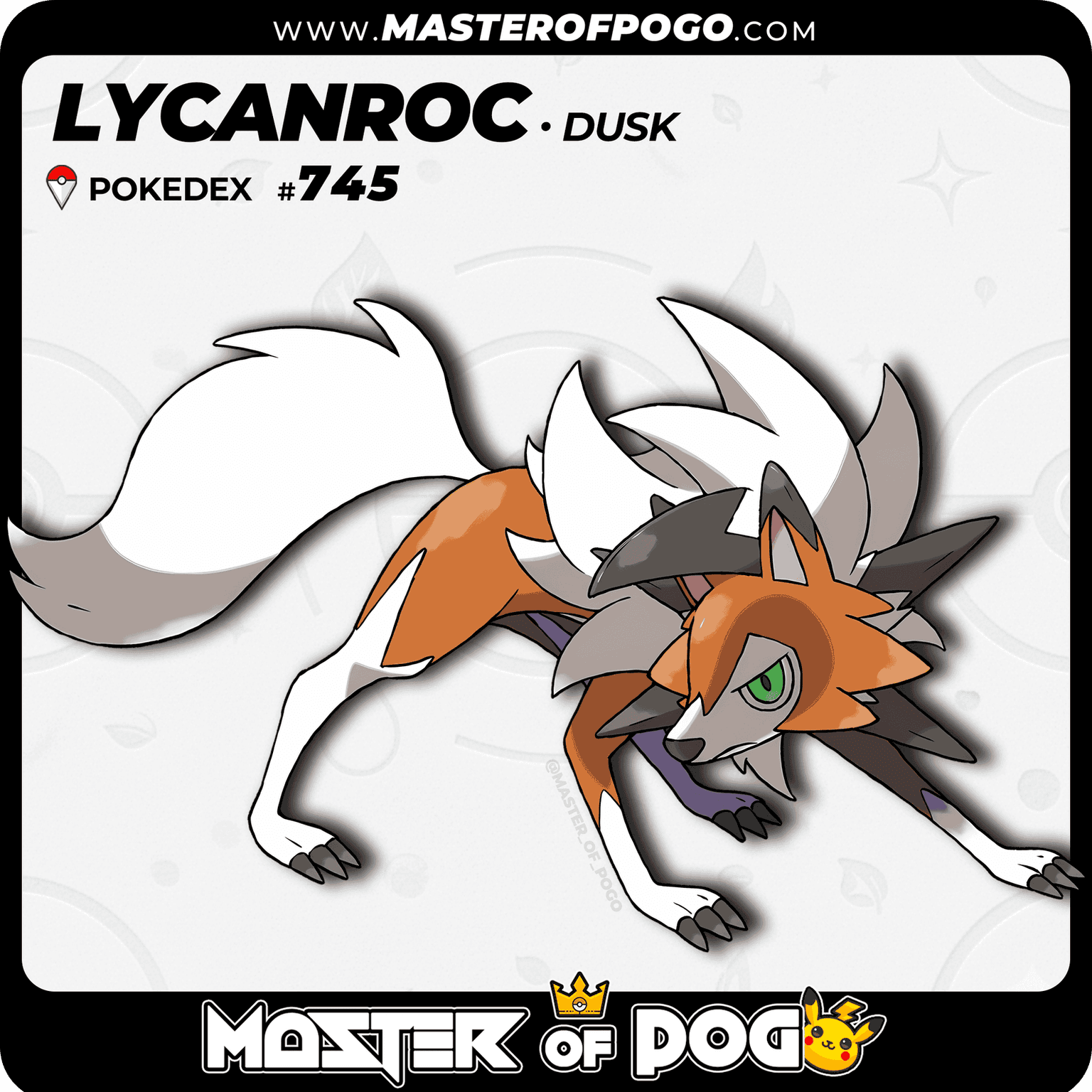 #745 - Dusk LYCANROC