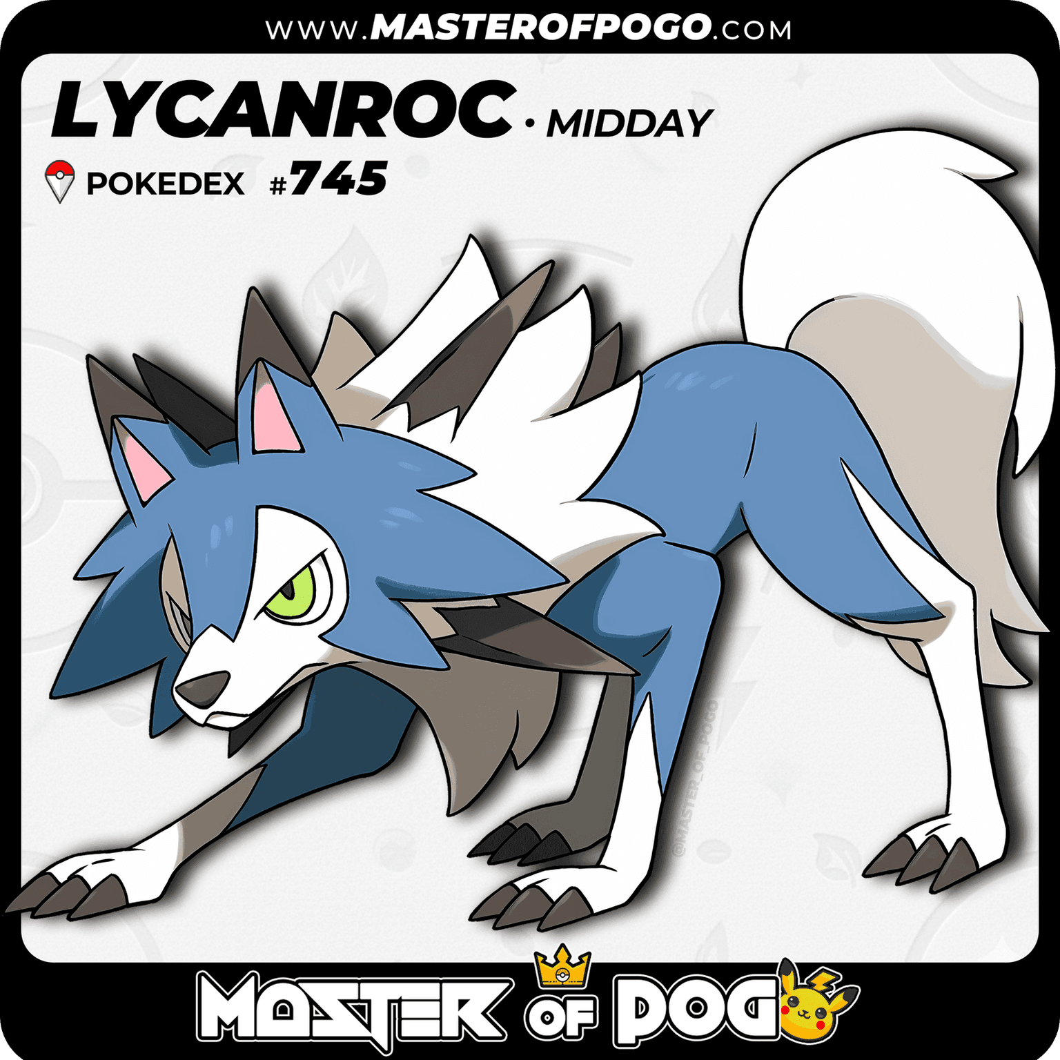 #745 - Midday LYCANROC — alternate view