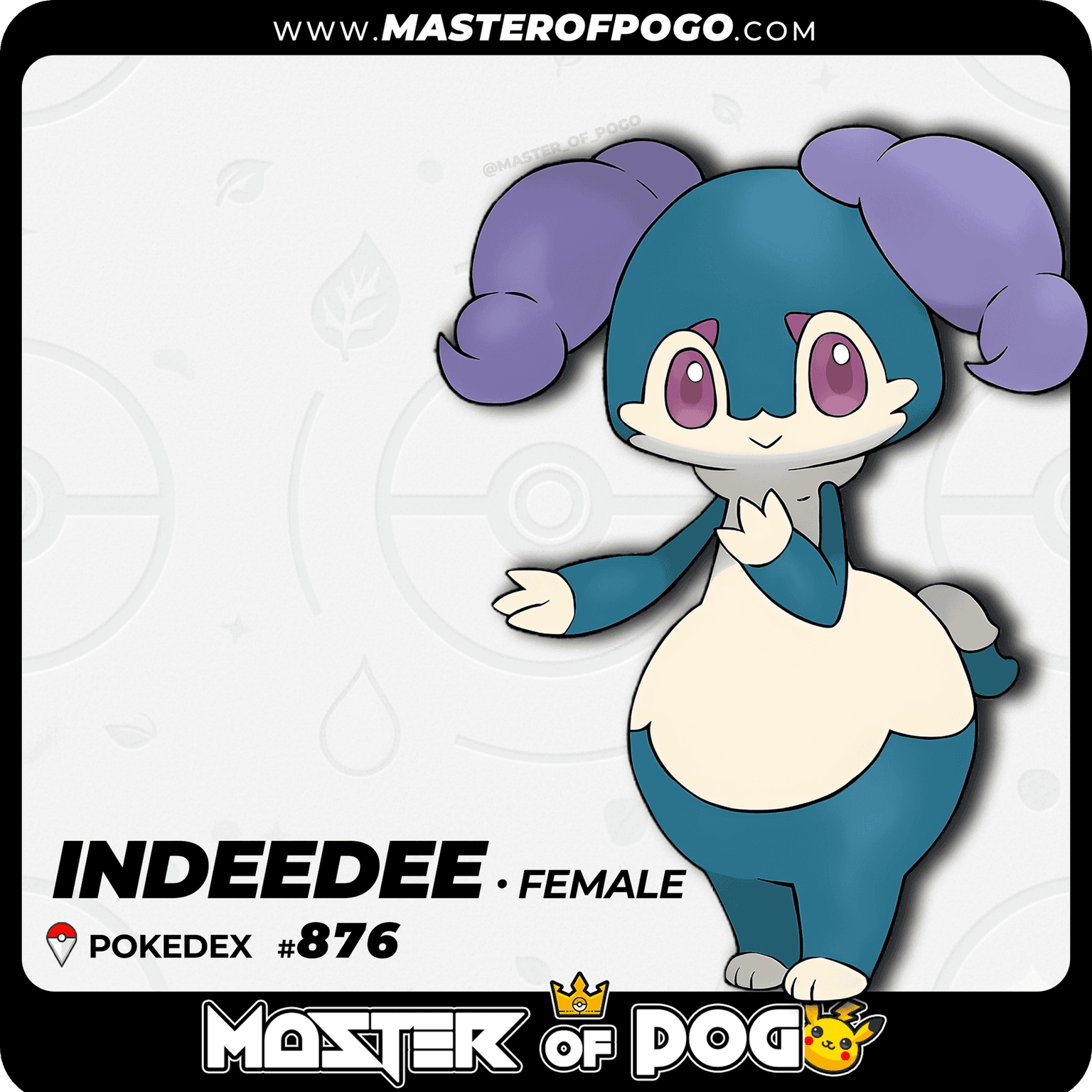 #876 - Female INDEEDEE — alternate view