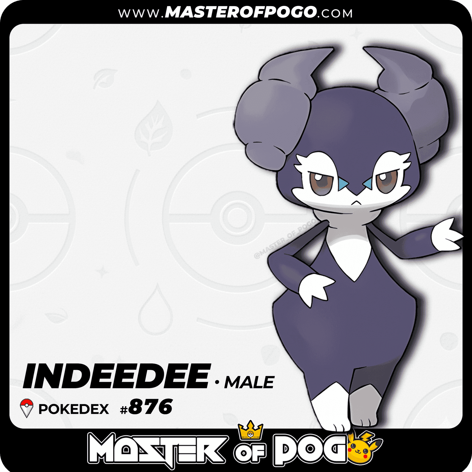 #876 - Male INDEEDEE