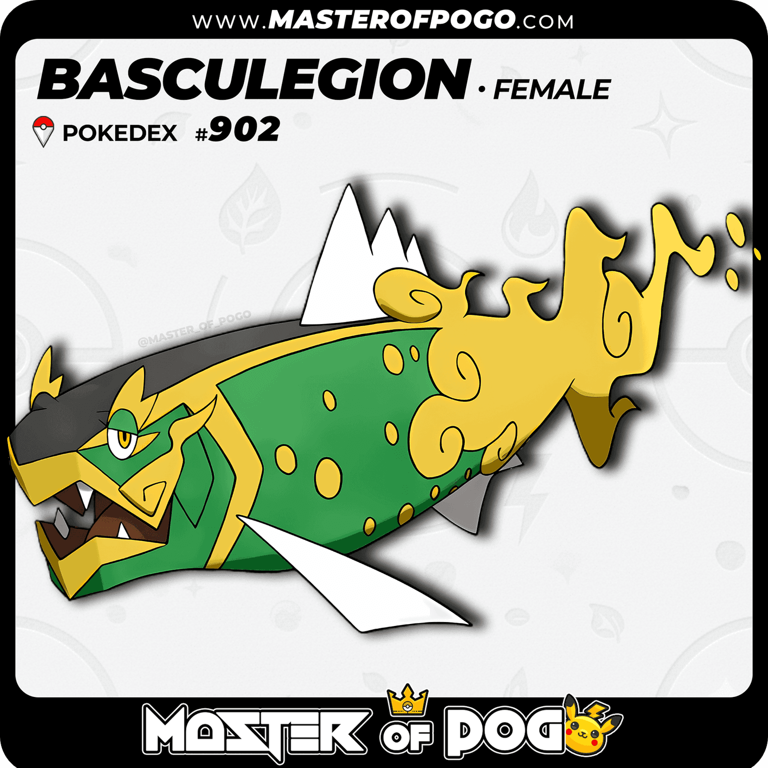 #902 - Female BASCULEGION — alternate view