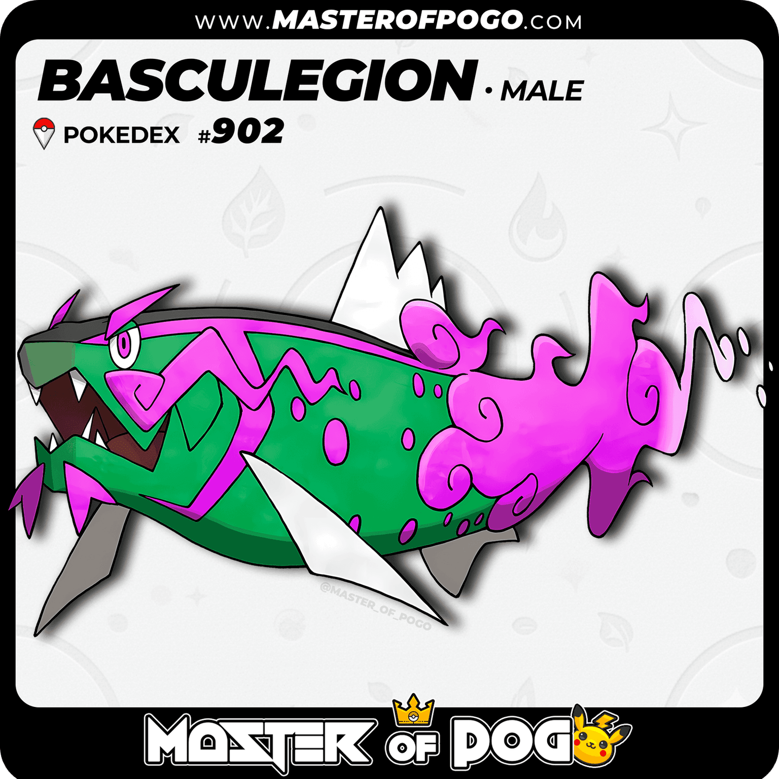 #902 - Male BASCULEGION — alternate view
