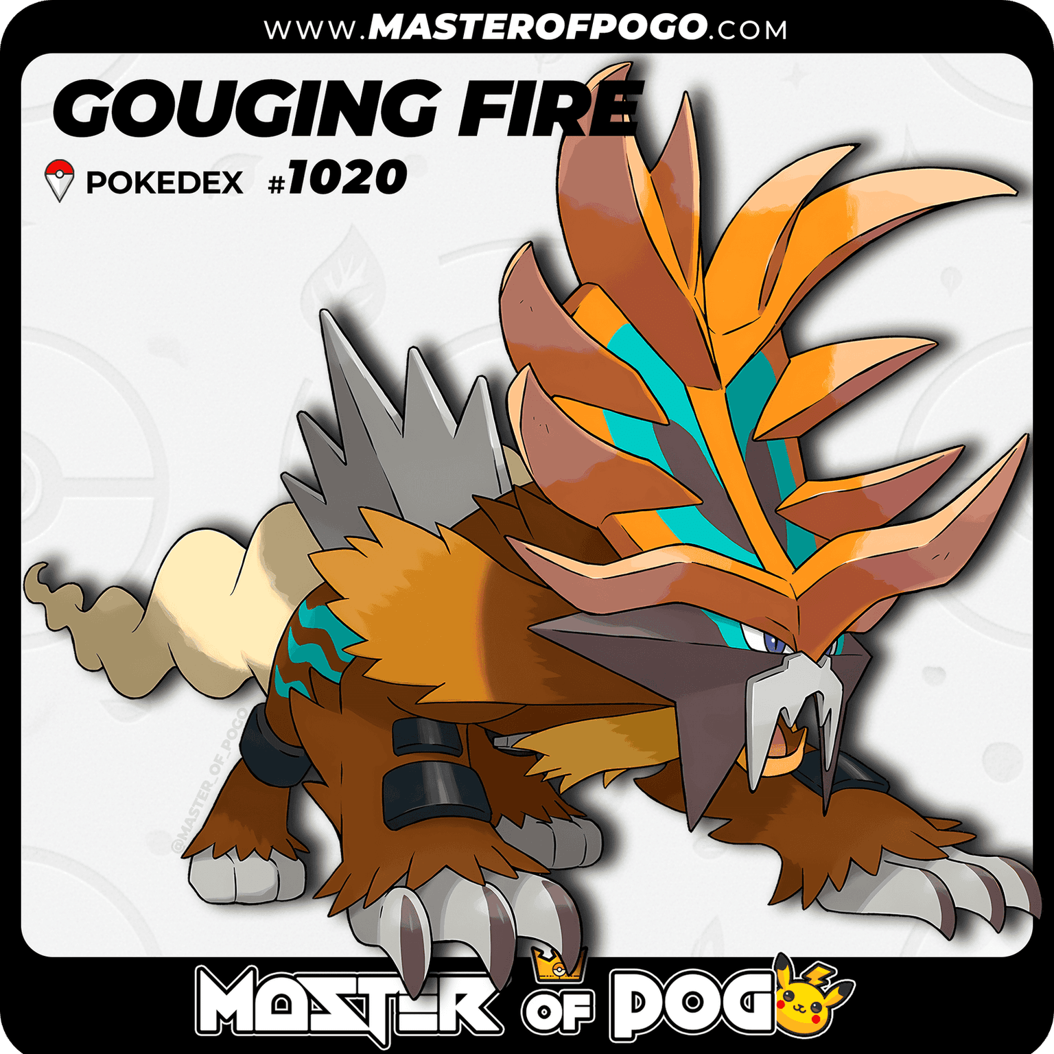 #1020 - GOUGING FIRE — alternate view
