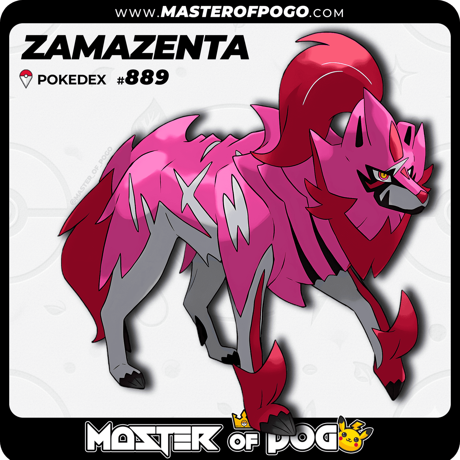 #889 - ZAMAZENTA — alternate view