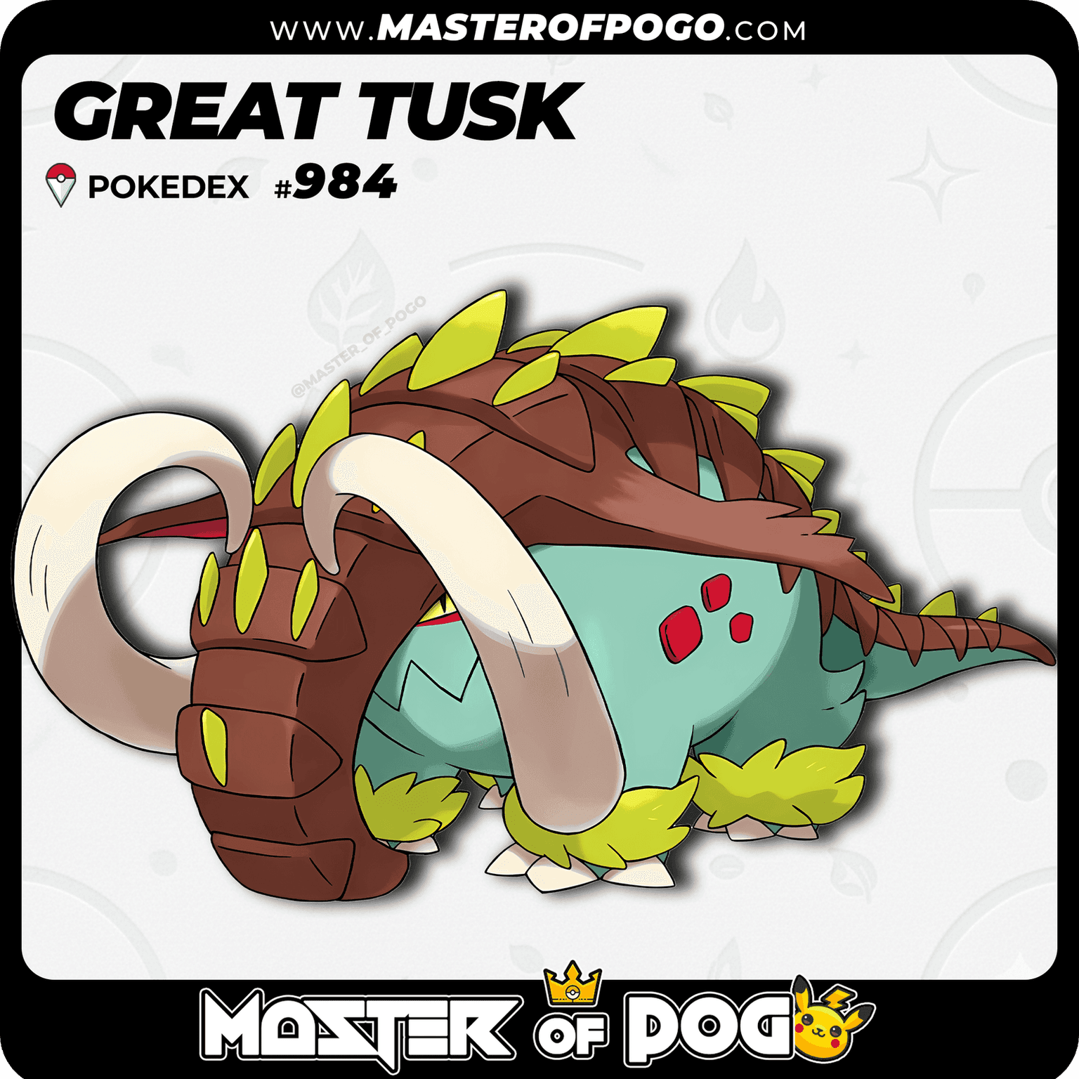 #984 - GREAT TUSK — alternate view