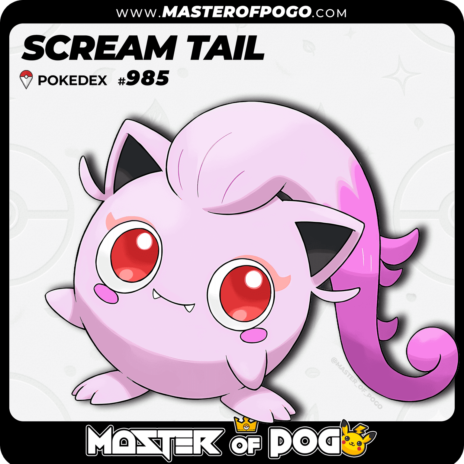 #985 - SCREAM TAIL — alternate view