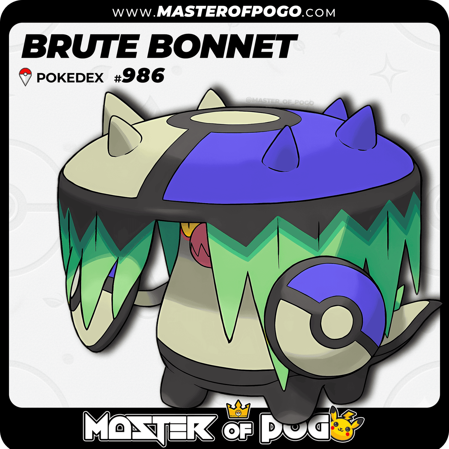 #986 - BRUTE BONNET — alternate view