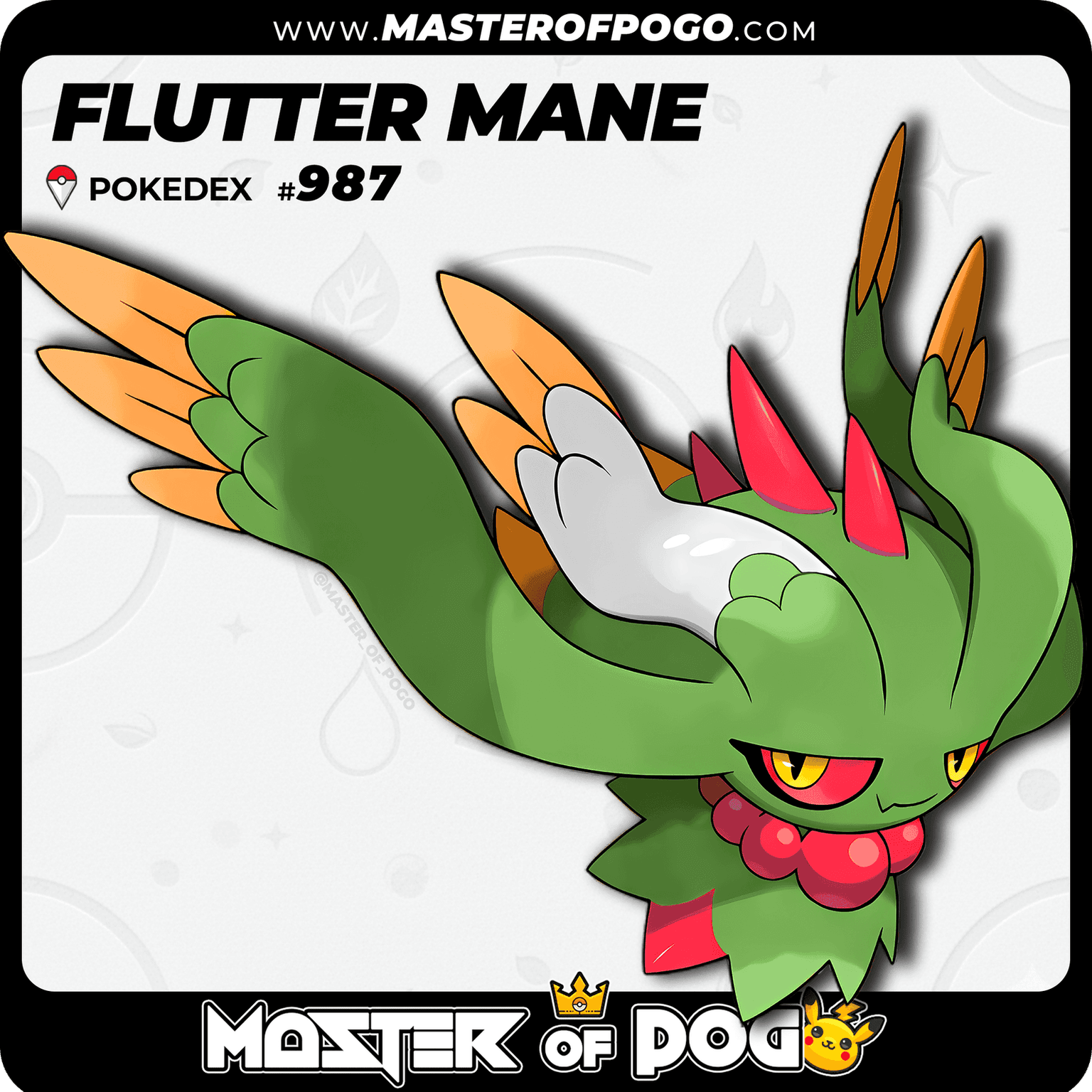 #987 - FLUTTER MANE — alternate view