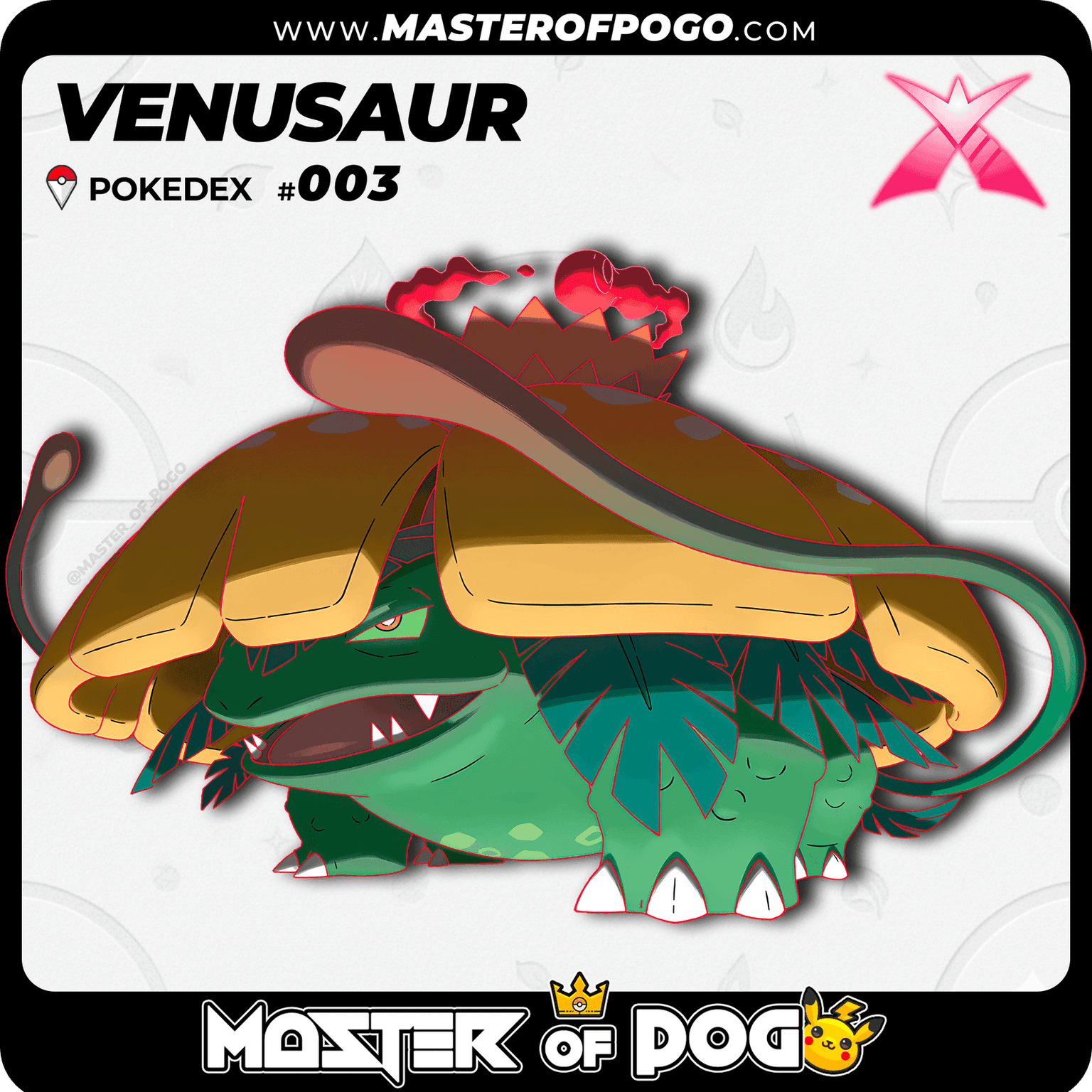 #003 - VENUSAUR — alternate view