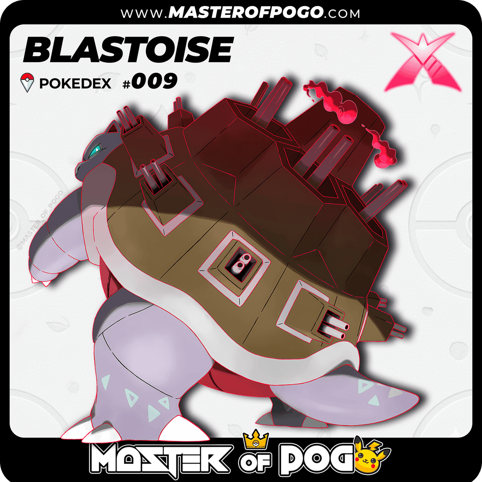 #009 - BLASTOISE — alternate view