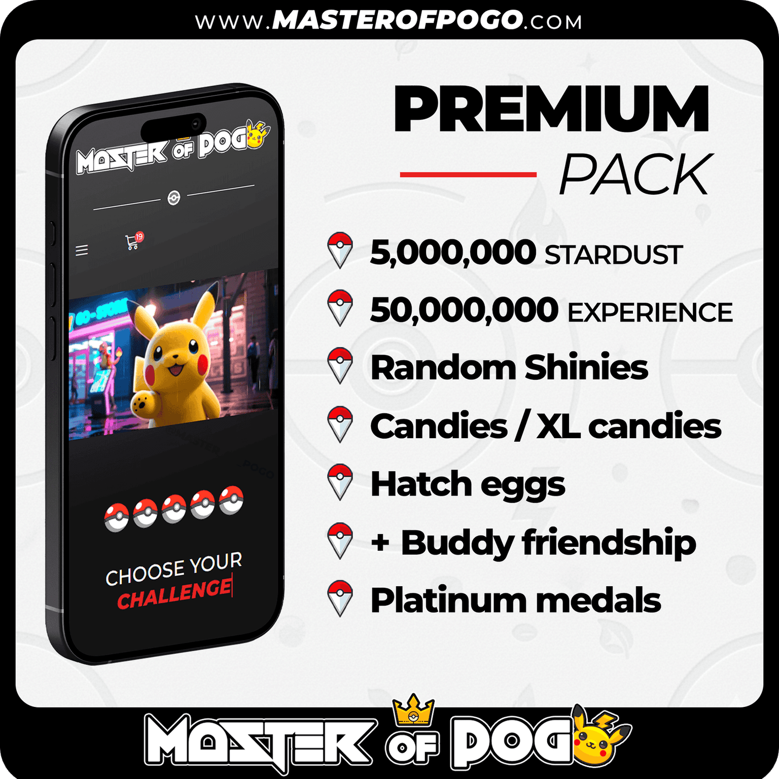 PREMIUM ➡️ 5M + 50M