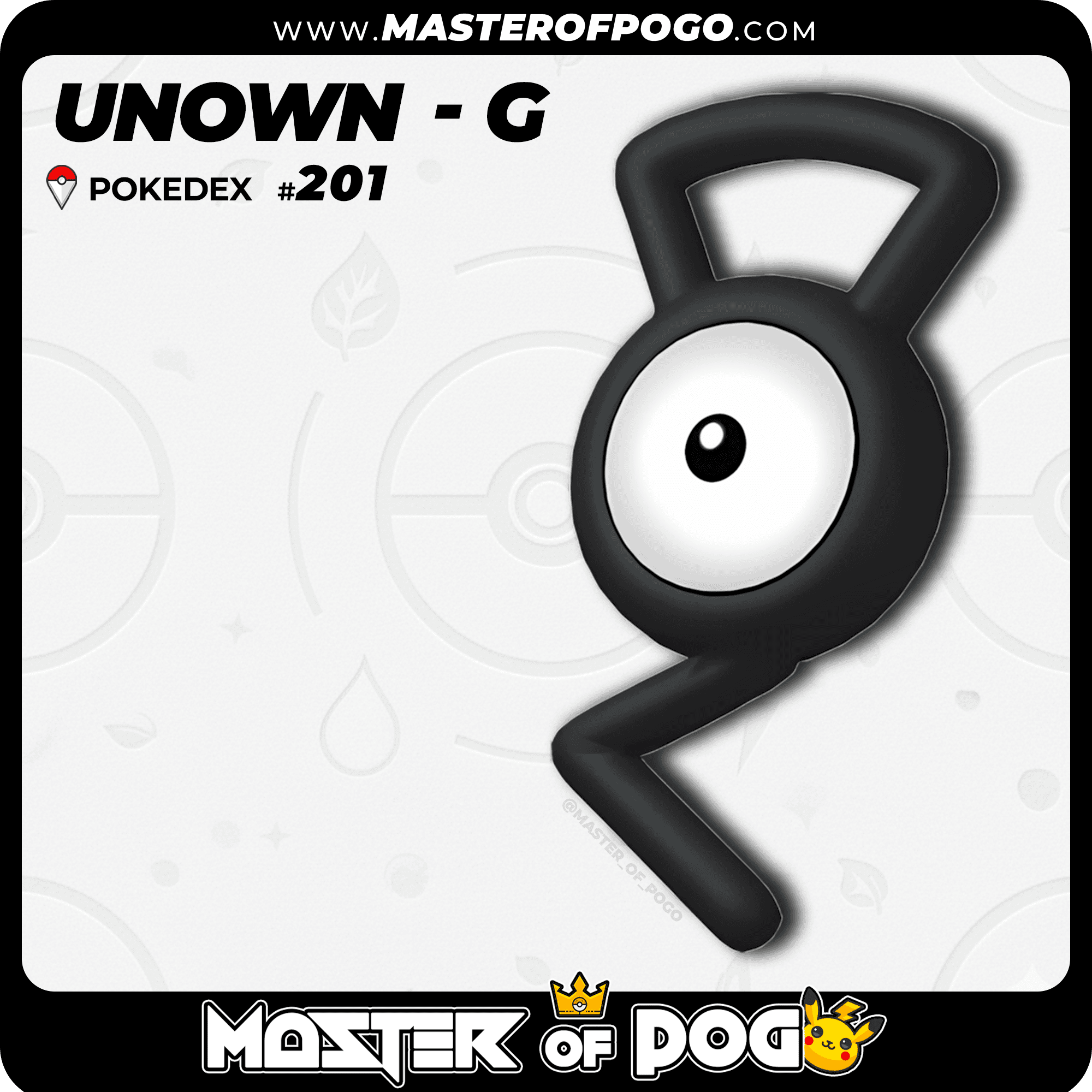Unown - G