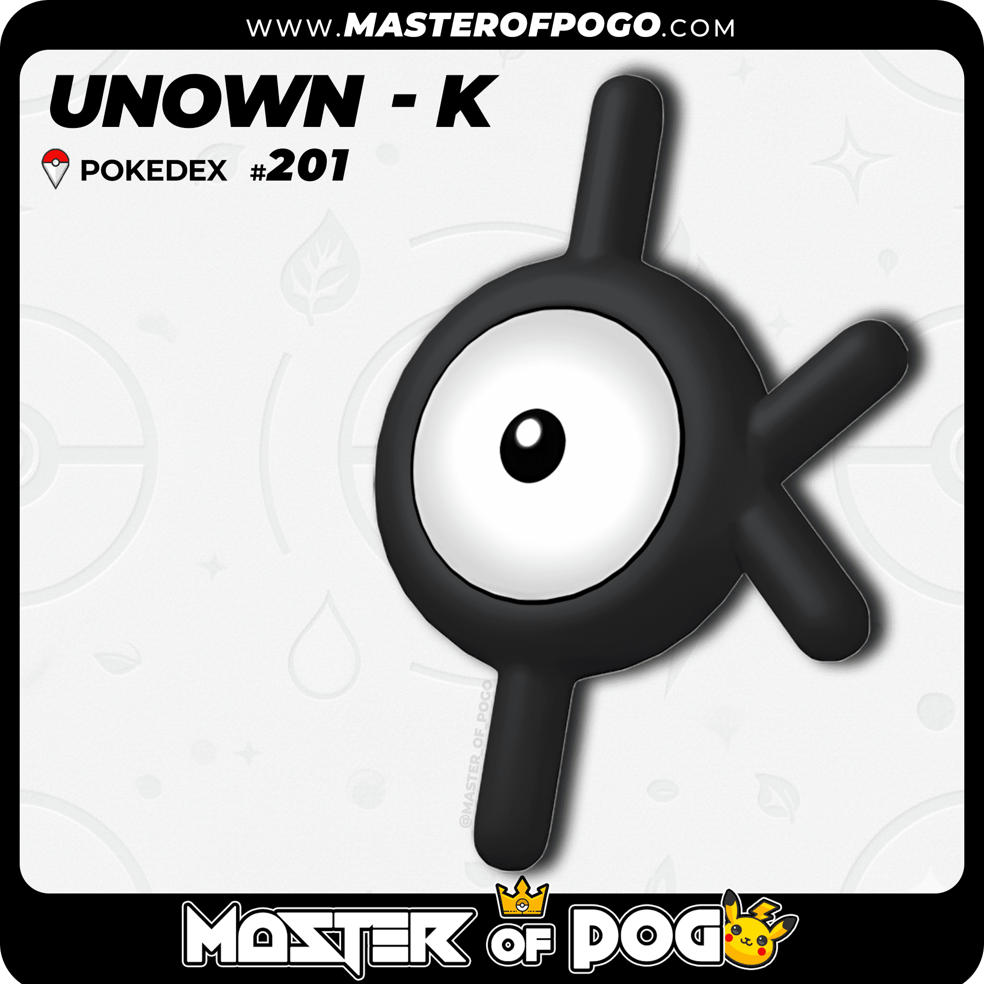 Unown - K