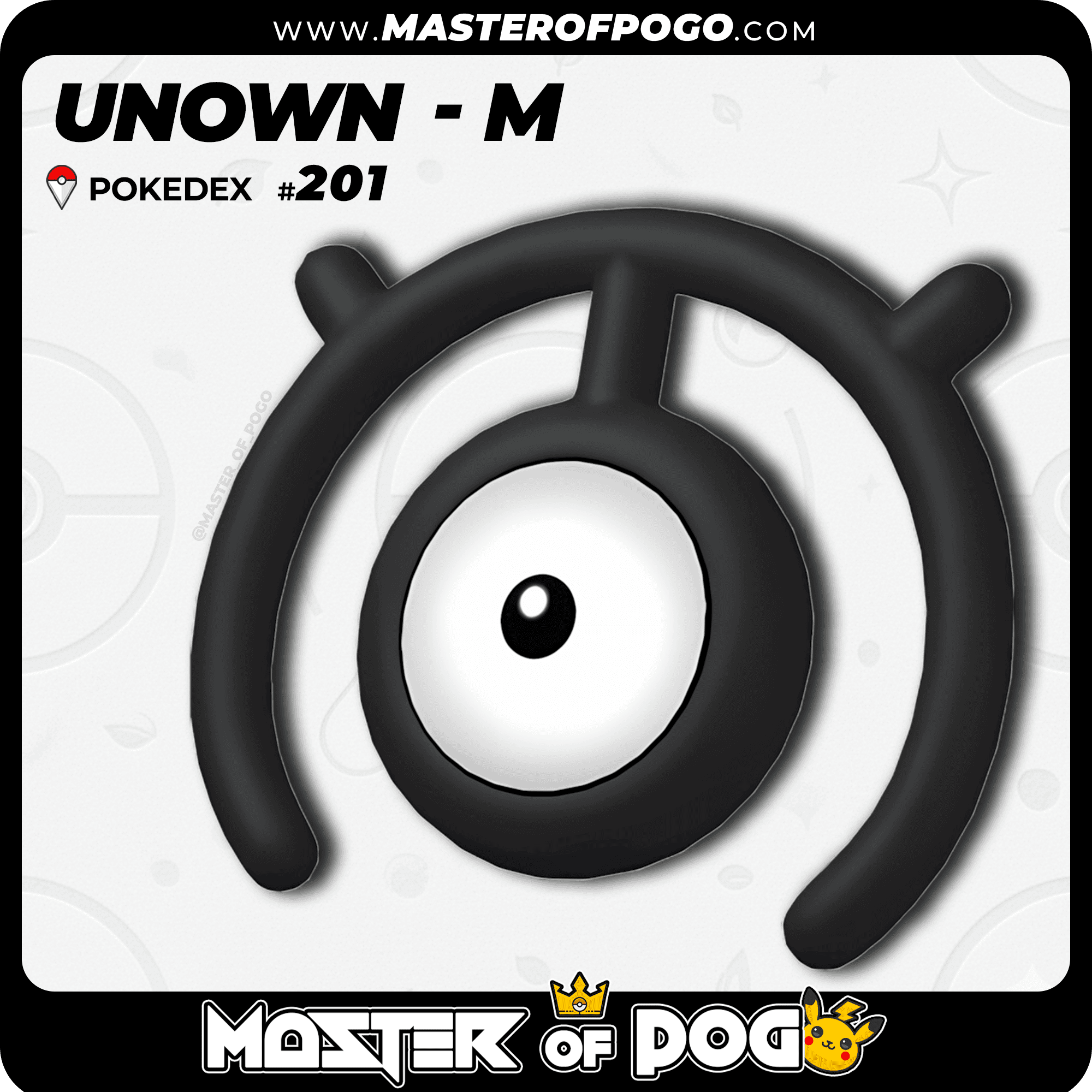 Unown - M